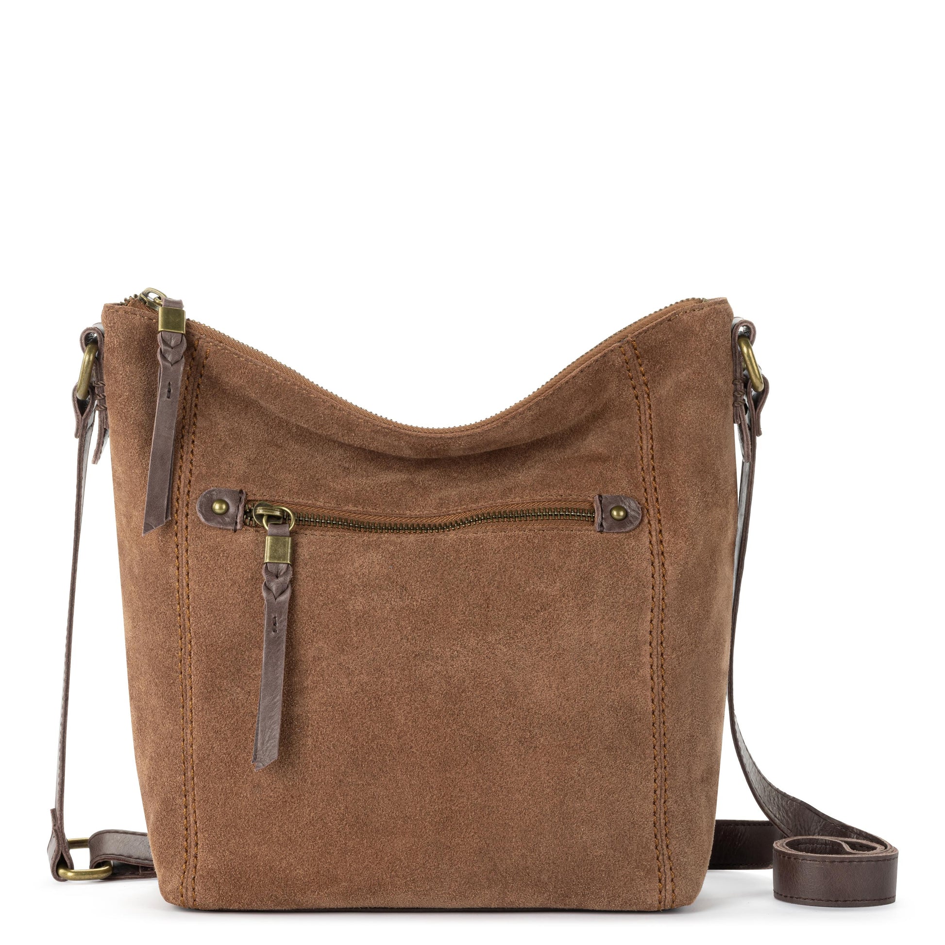 The Sak Ashland Crossbody Leather - |Tobacco Suede|