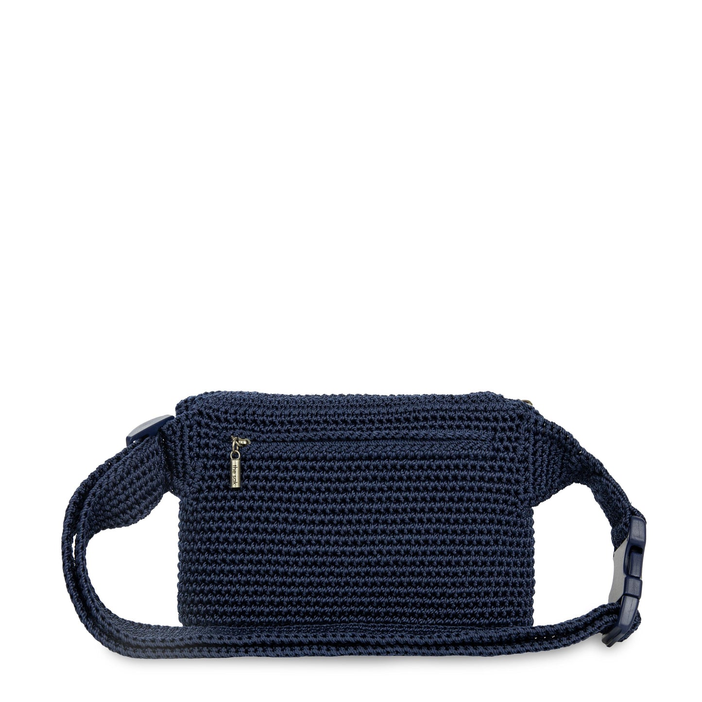 The Sak Caraway Small Belt Bag Crochet - |Denim|