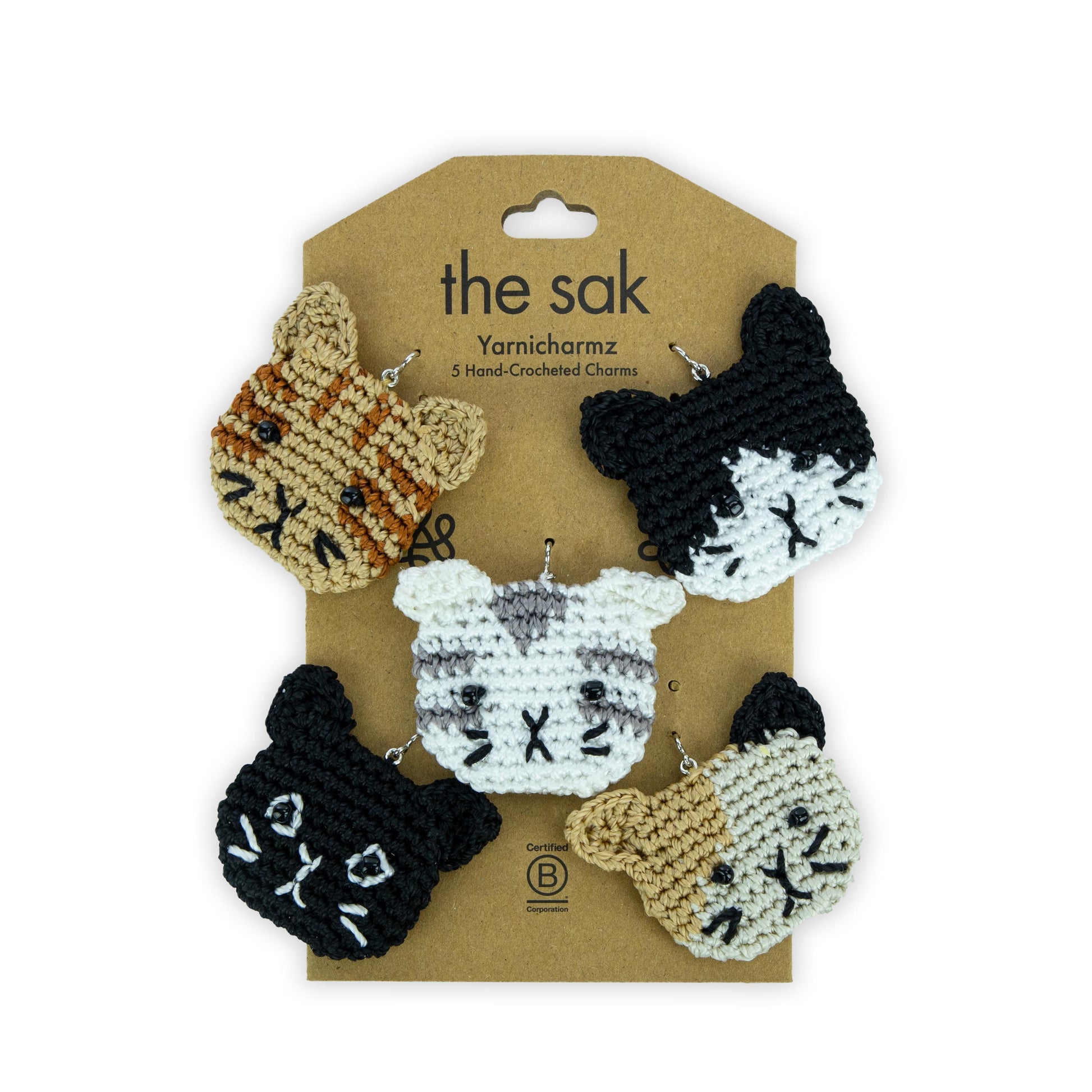The Sak Yarnicharmz 5 Pack Crochet - |Cats|