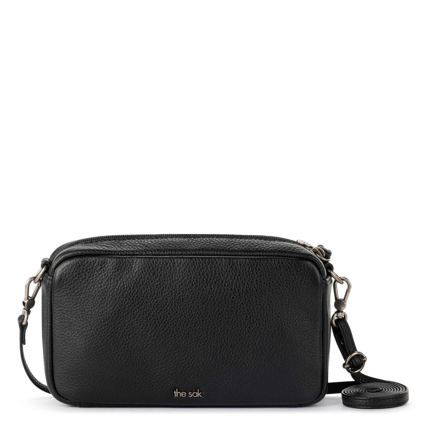 The Sak Cora Smartphone Crossbody Leather - |Black|