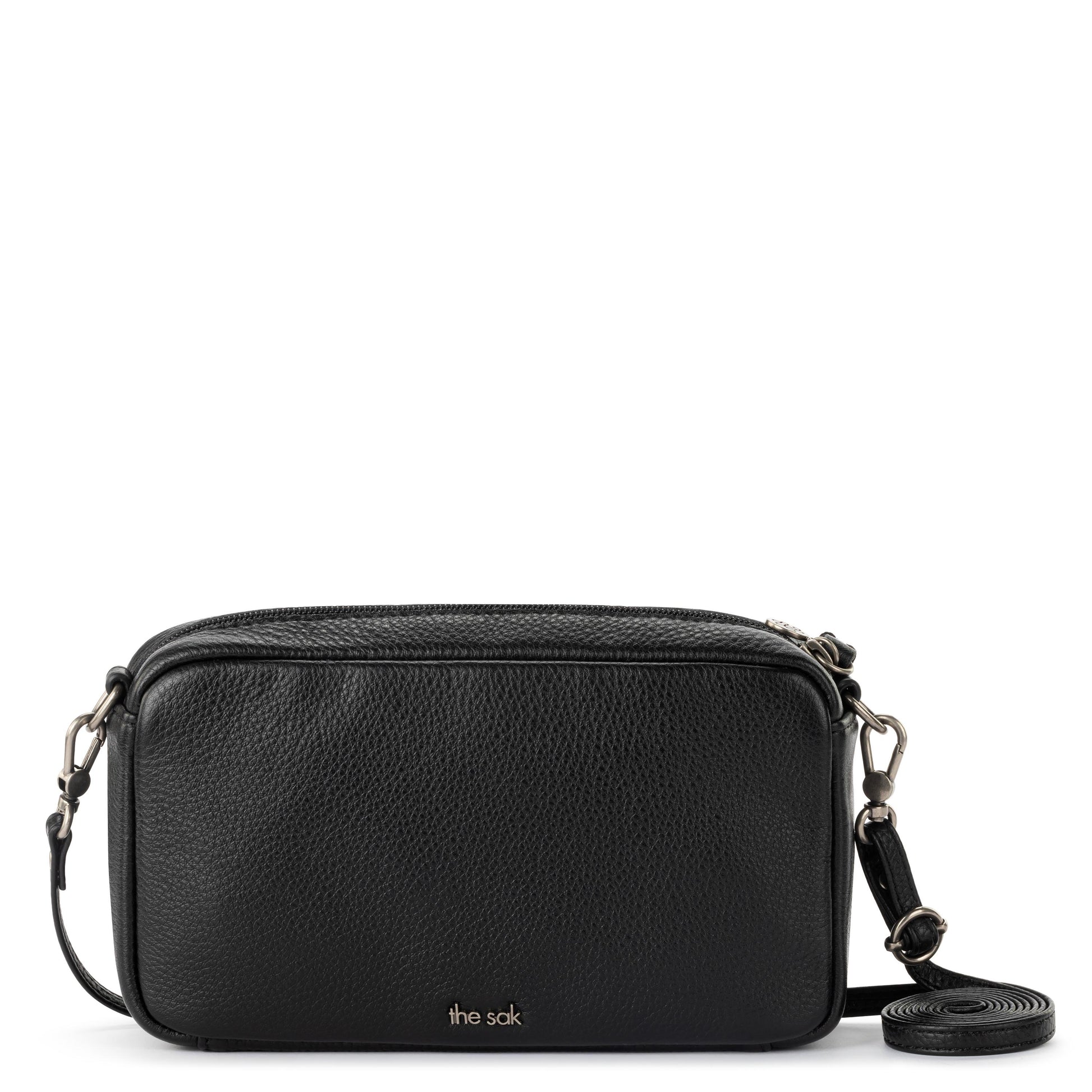 The Sak Cora Smartphone Crossbody Leather - |Black|