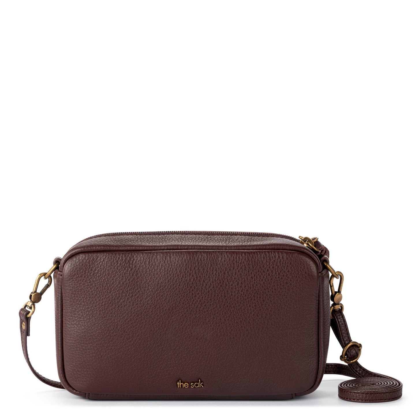 The Sak Cora Smartphone Crossbody Leather - |Mahogany|