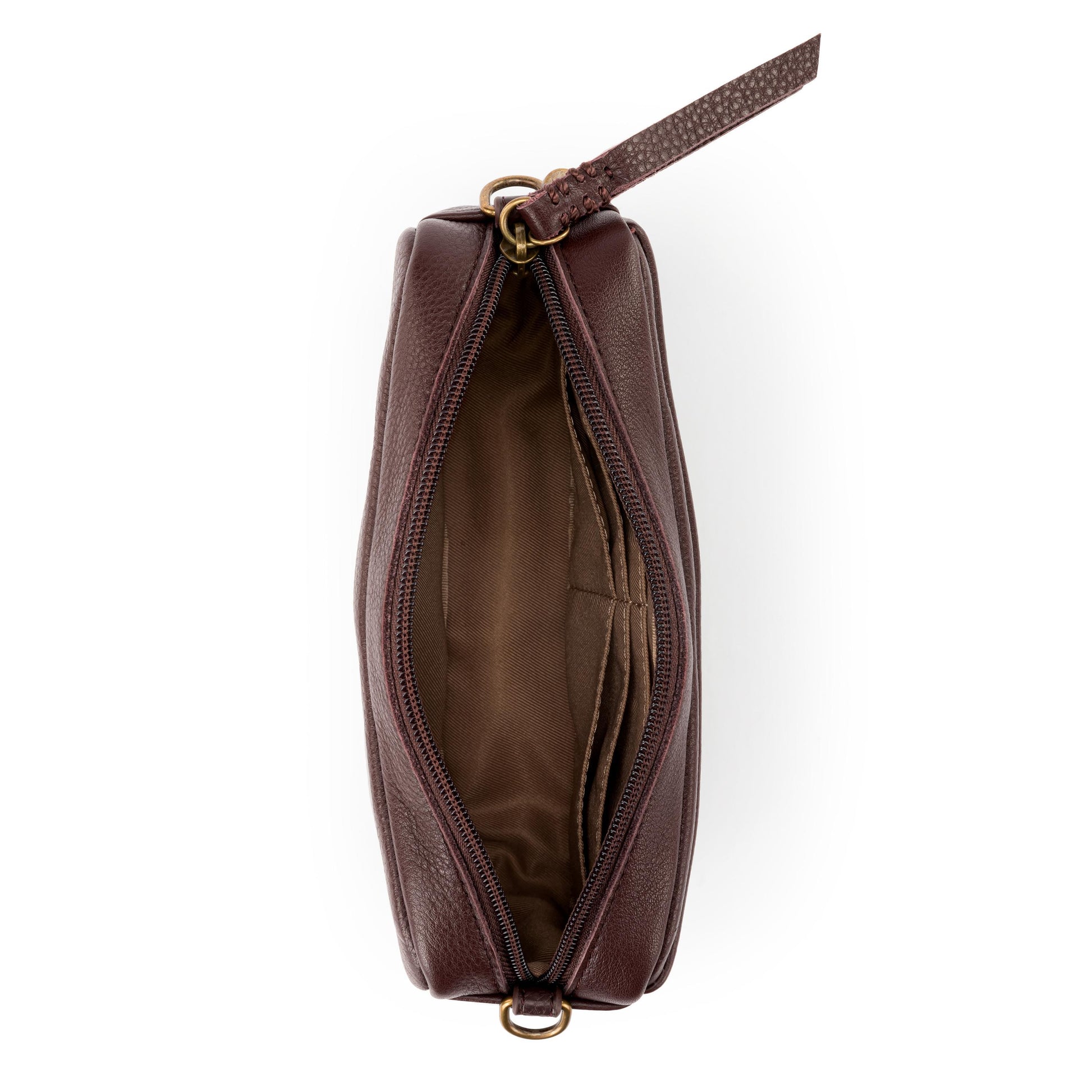 The Sak Cora Smartphone Crossbody Leather - |Mahogany|