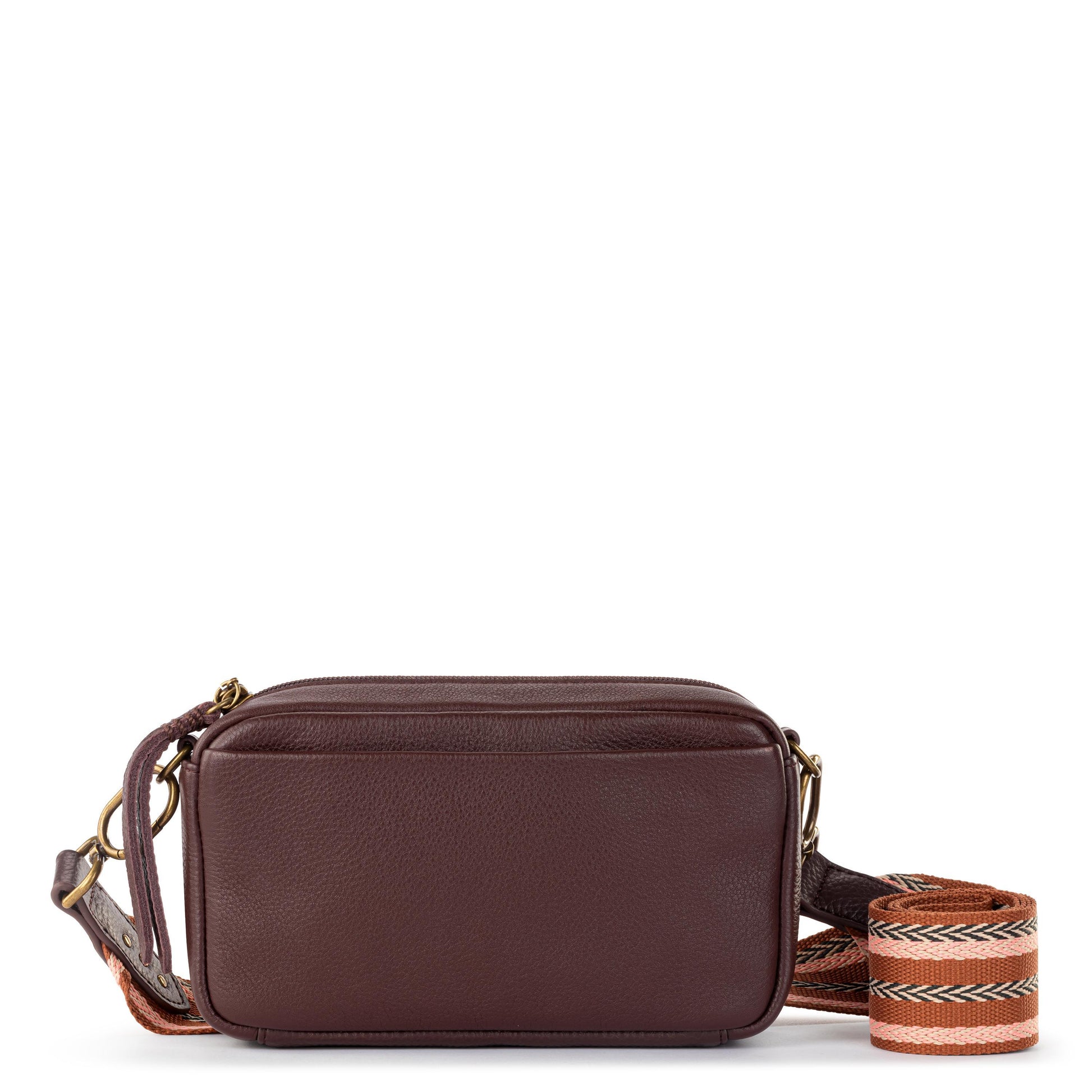 The Sak Cora Smartphone Crossbody Leather - |Mahogany|