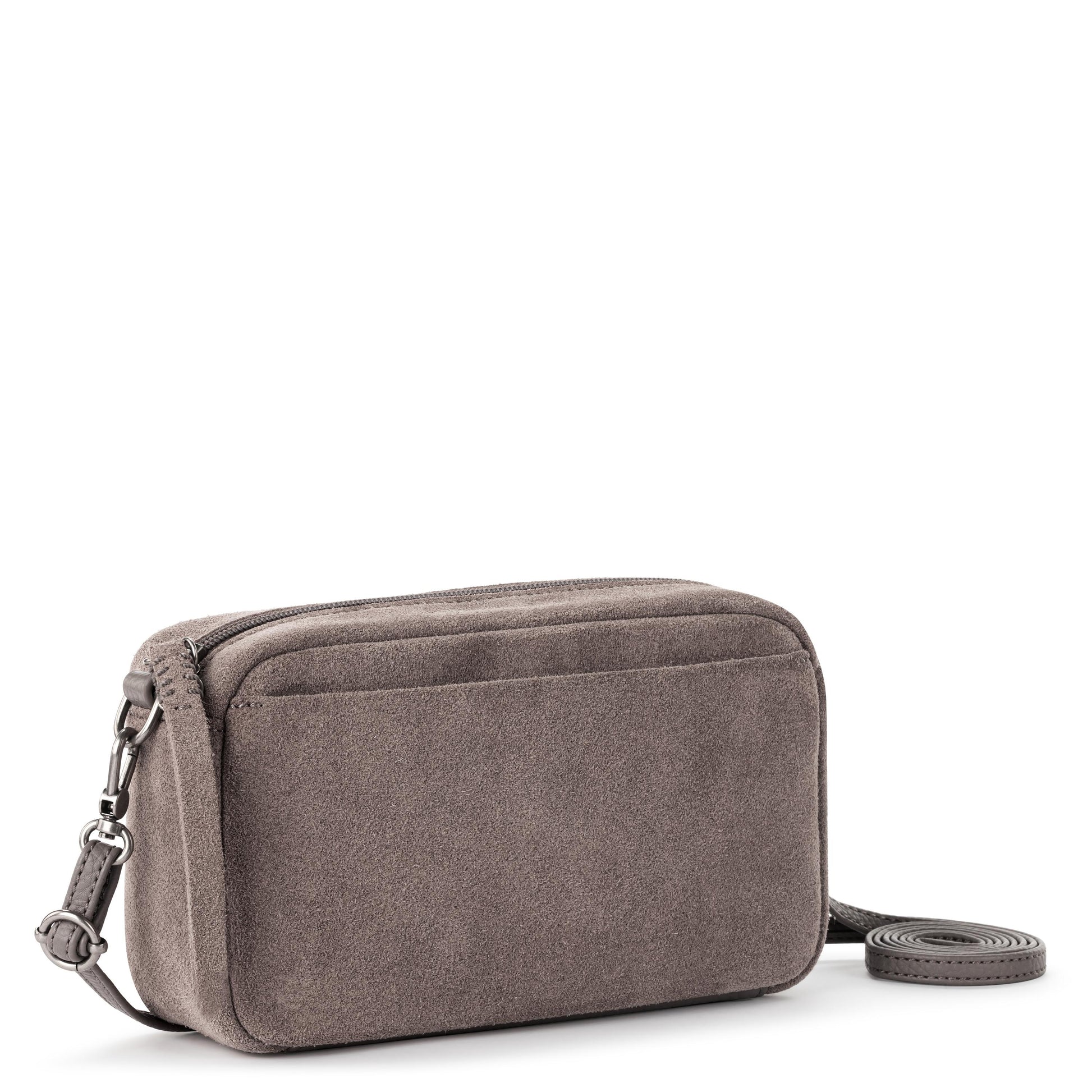 The Sak Cora Smartphone Crossbody Leather - |Mushroom Suede|