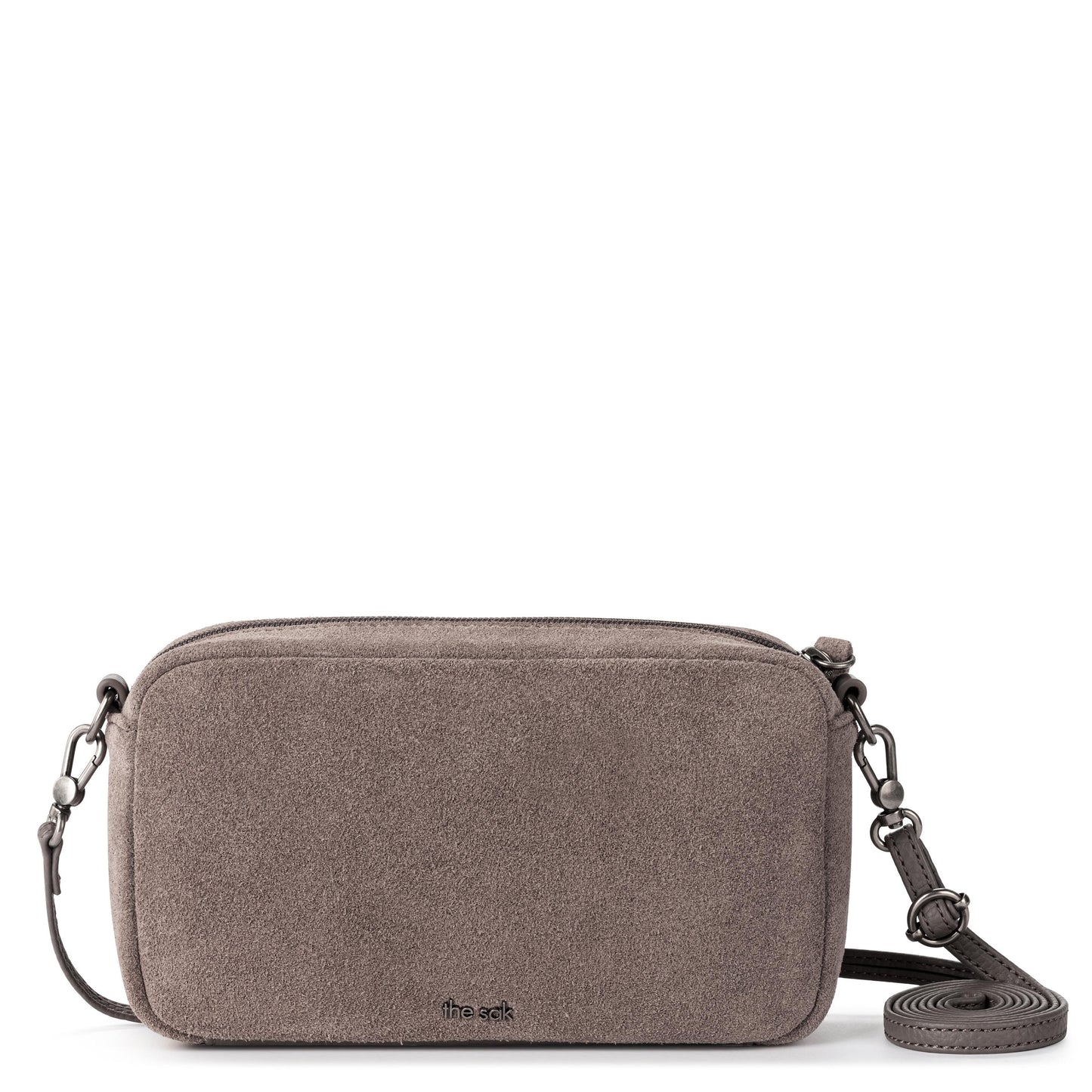 The Sak Cora Smartphone Crossbody Leather - |Mushroom Suede|