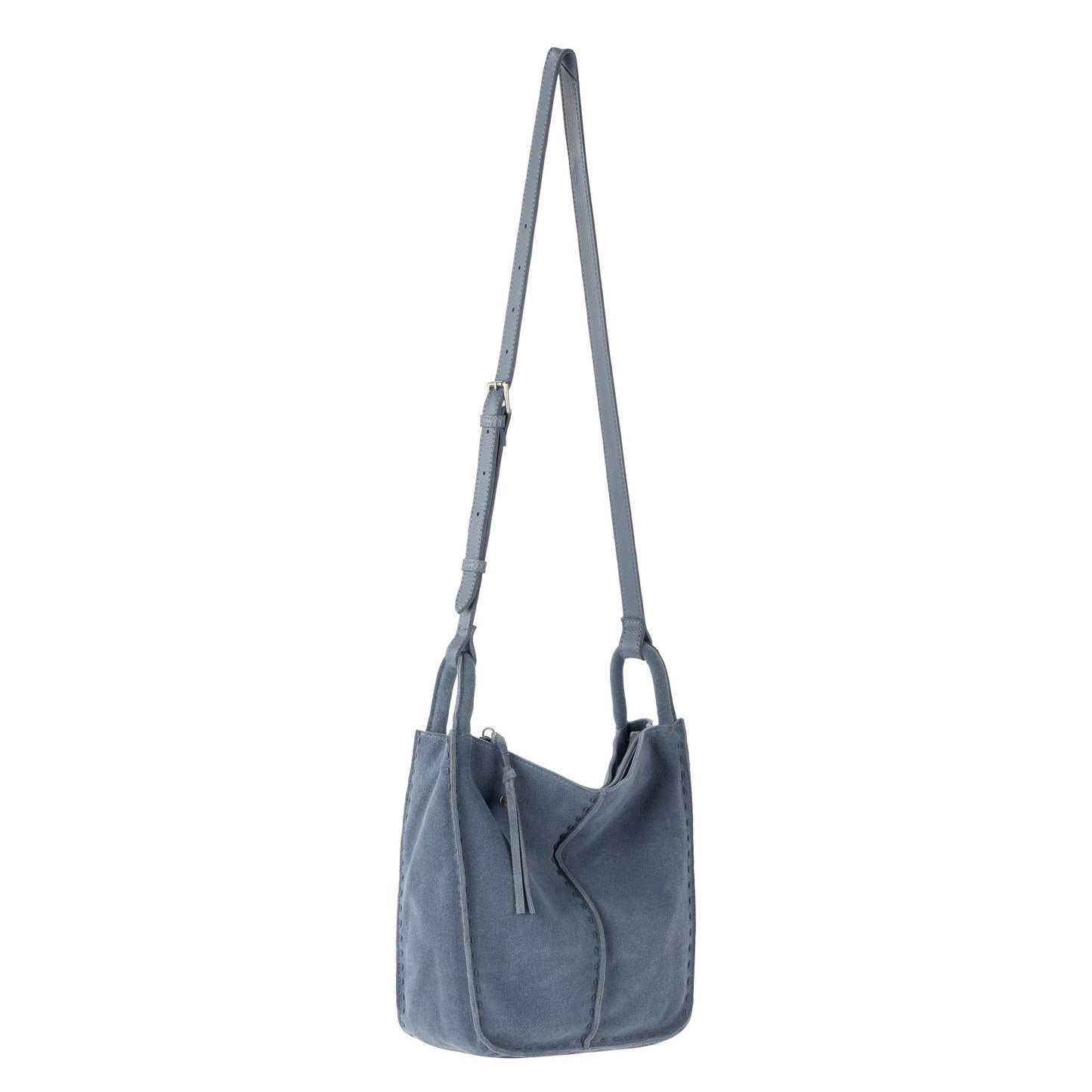 The Sak Los Feliz Slouchy Crossbody Leather - |Maritime Suede|