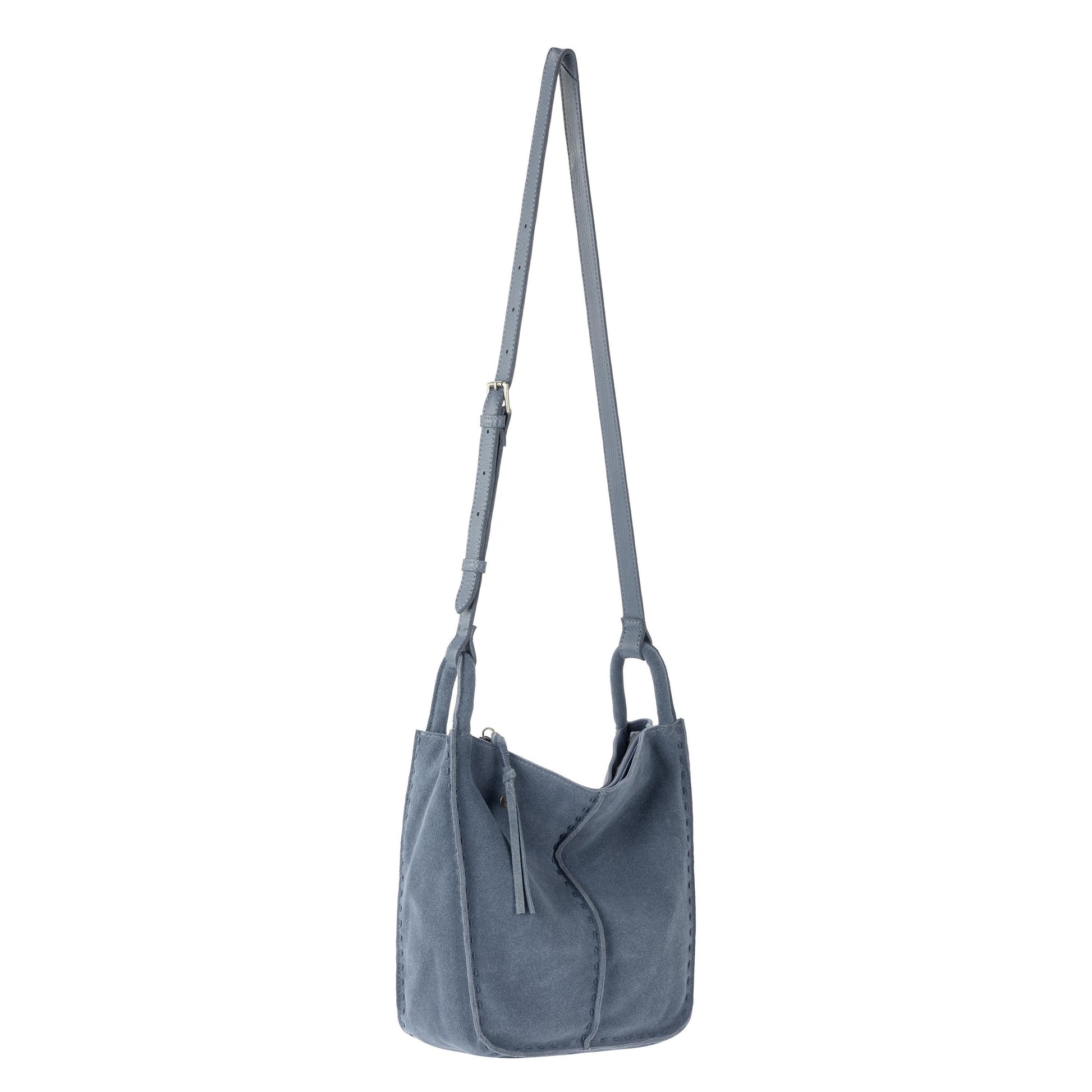 The Sak Los Feliz Slouchy Crossbody Leather - |Maritime Suede|