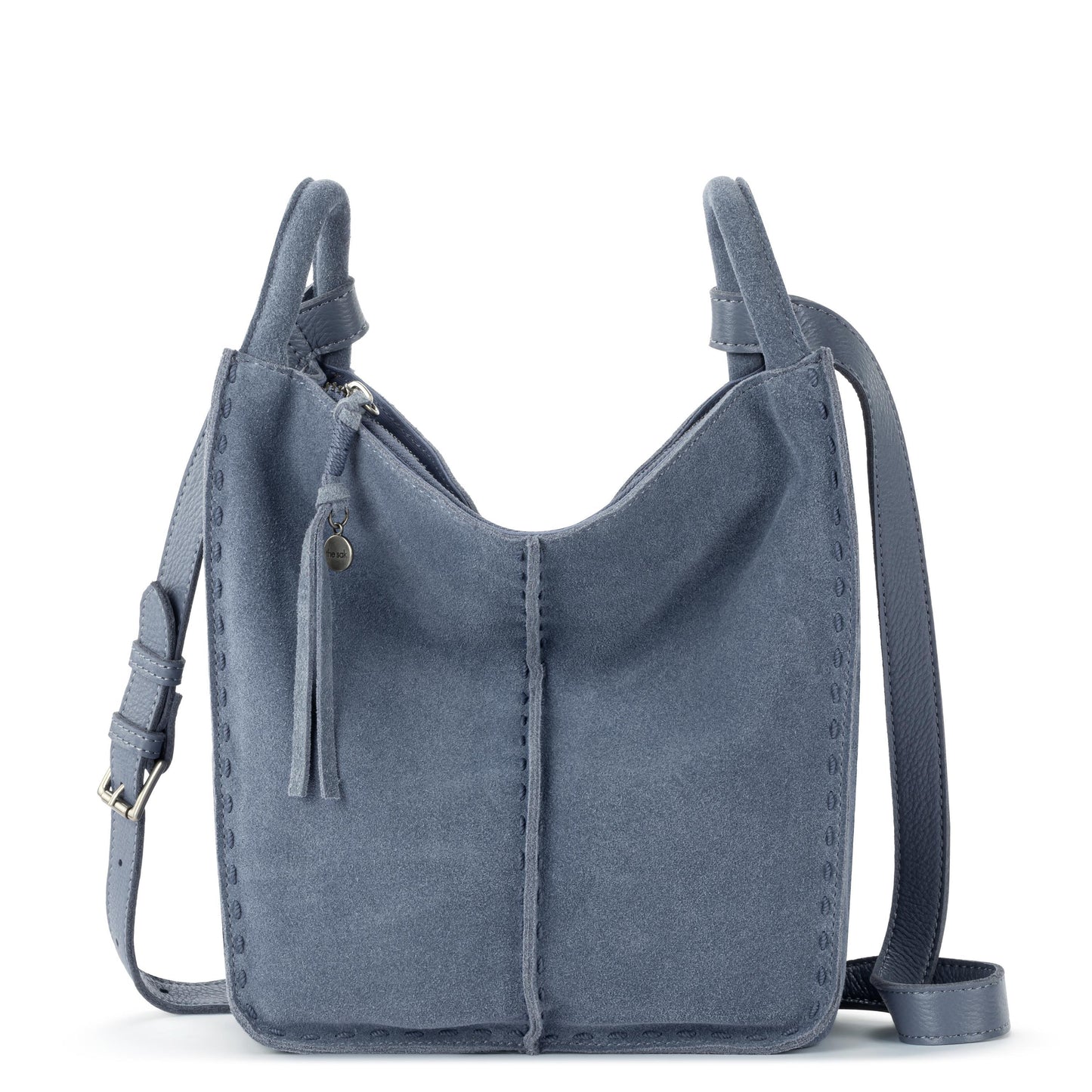 The Sak Los Feliz Slouchy Crossbody Leather - |Maritime Suede|