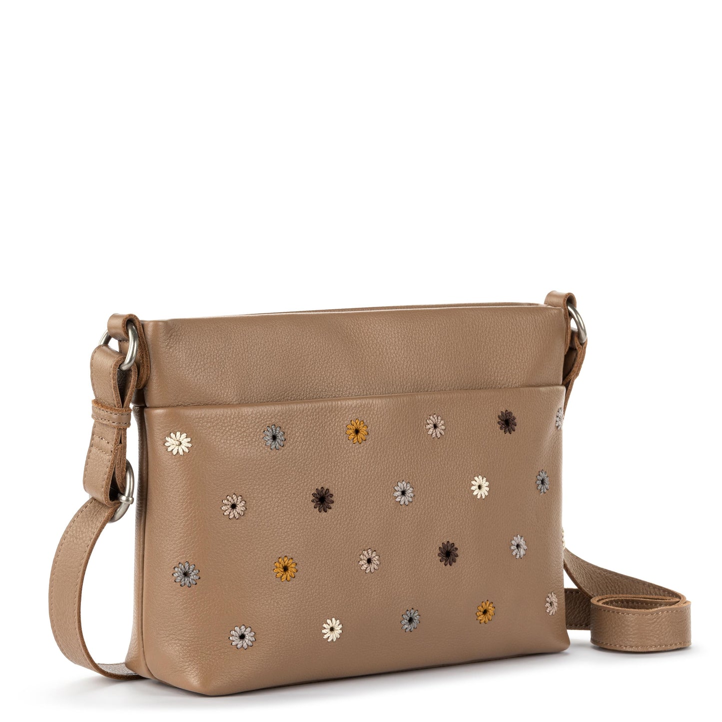 The Sak Melrose Crossbody Leather - |Chestnut Multi Eyelet|