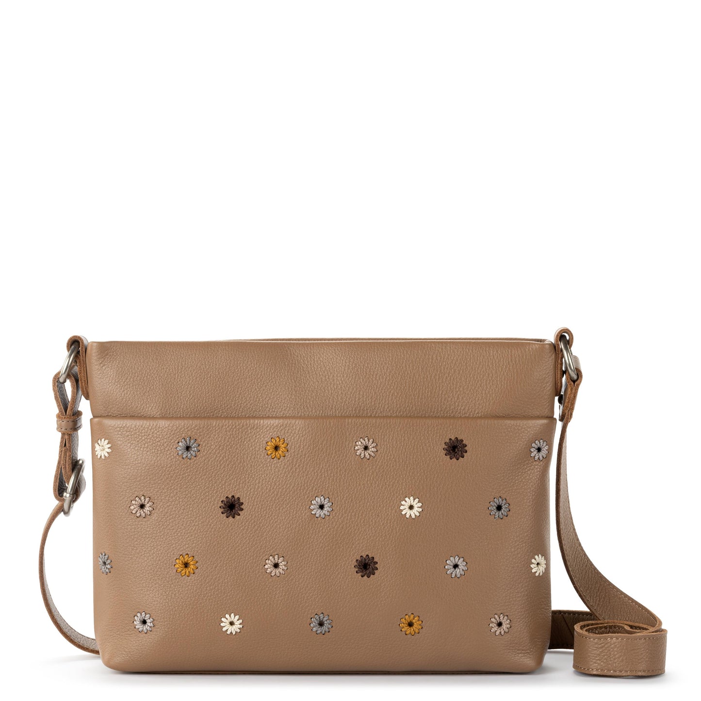 The Sak Melrose Crossbody Leather - |Chestnut Multi Eyelet|