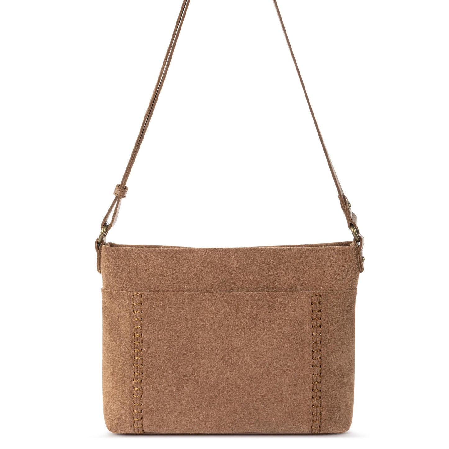 The Sak Melrose Crossbody Leather - |Tobacco Suede|