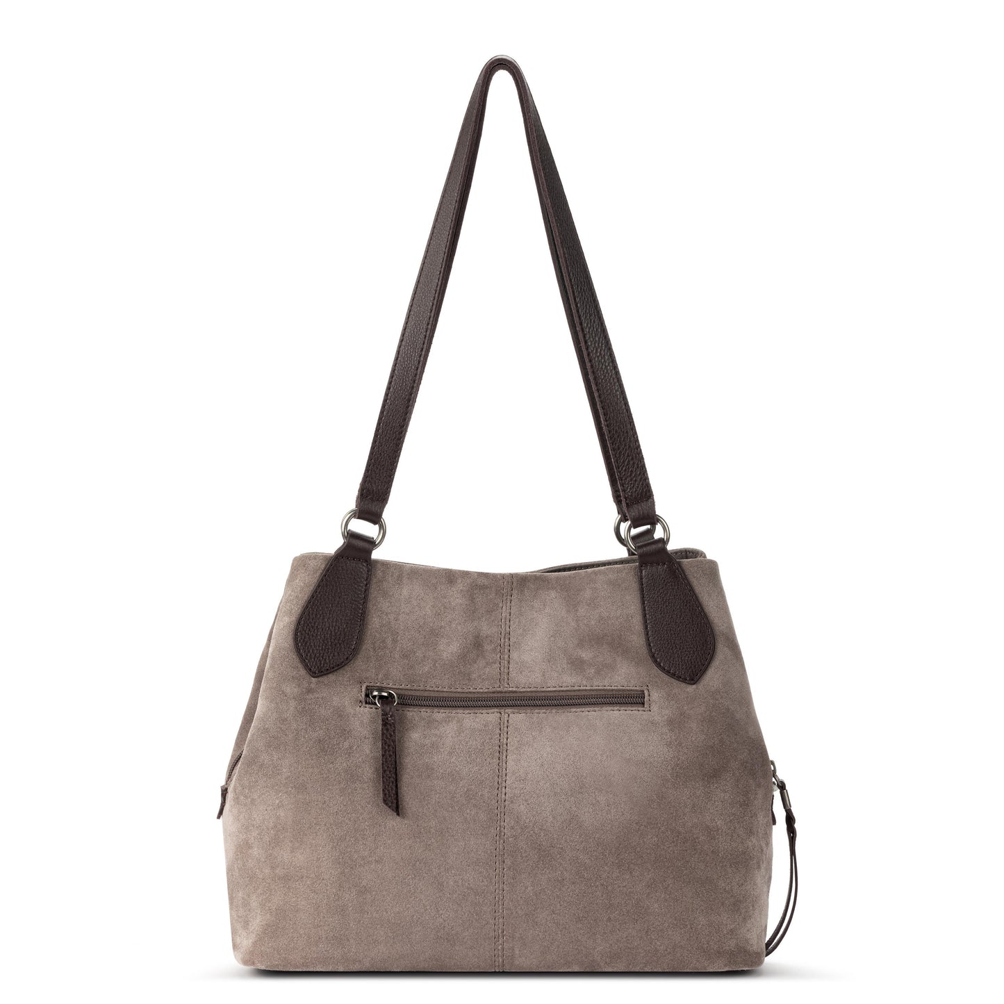 The Sak Melrose Satchel Leather - Mushroom Suede