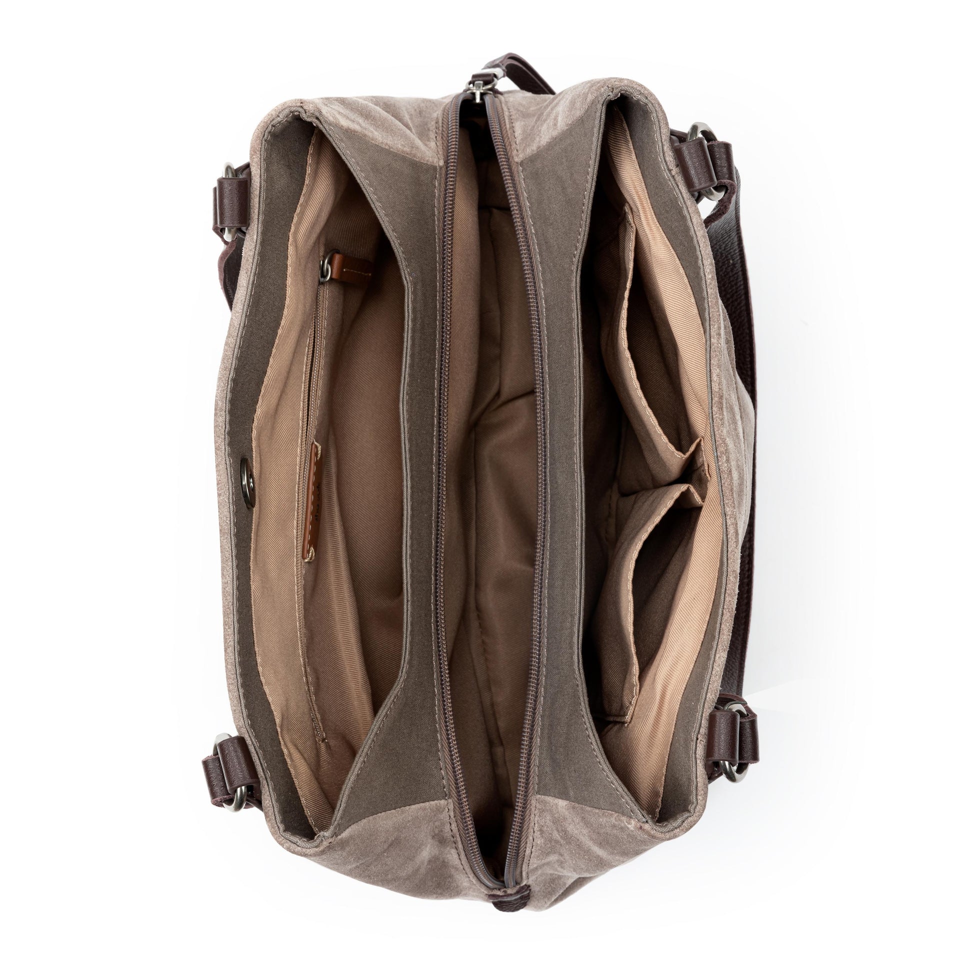 The Sak Melrose Satchel Leather - Mushroom Suede