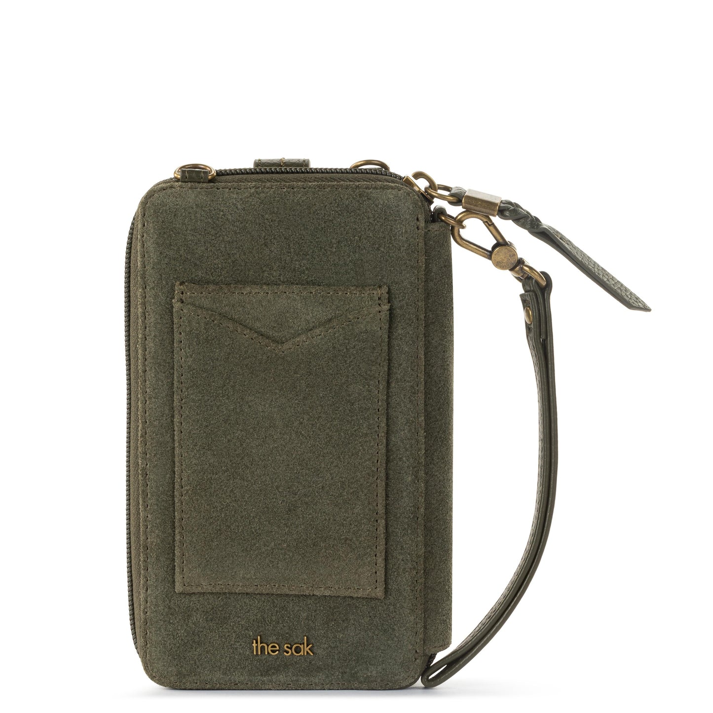 The Sak Silverlake Smartphone Crossbody Leather - |Moss Suede|