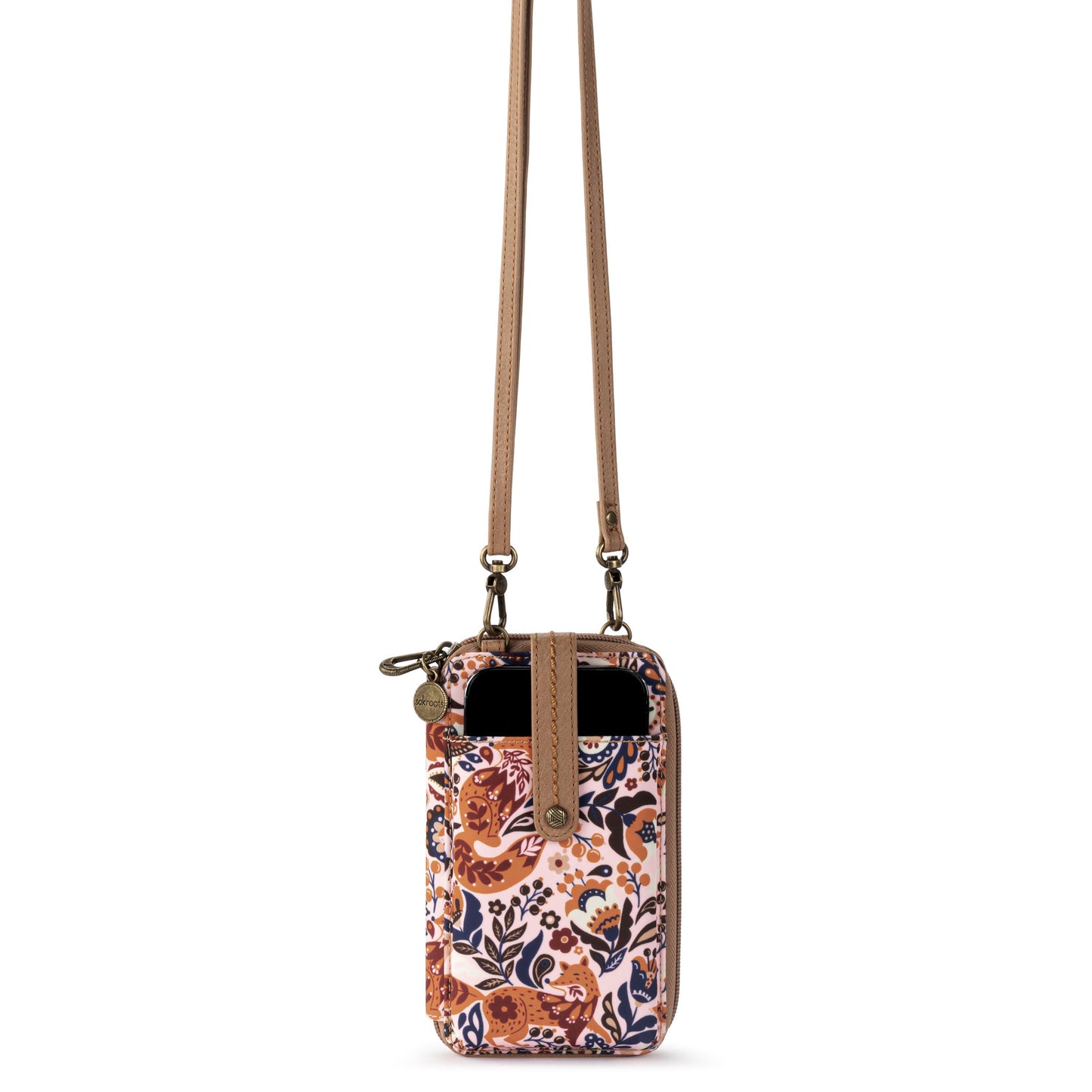 Sakroots Salinas Smartphone Crossbody EcoTwill - |Autumn Enchanted Forest|