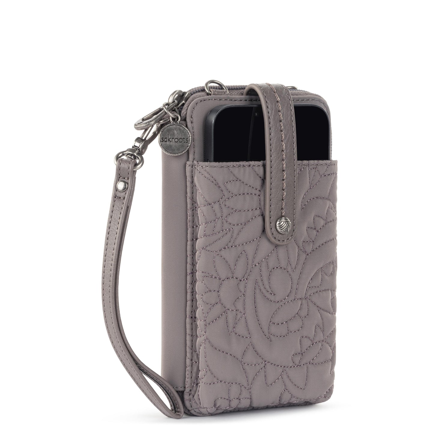 Sakroots Salinas Smartphone Crossbody EcoTwill - |Mushroom Spirit Desert Quilted|