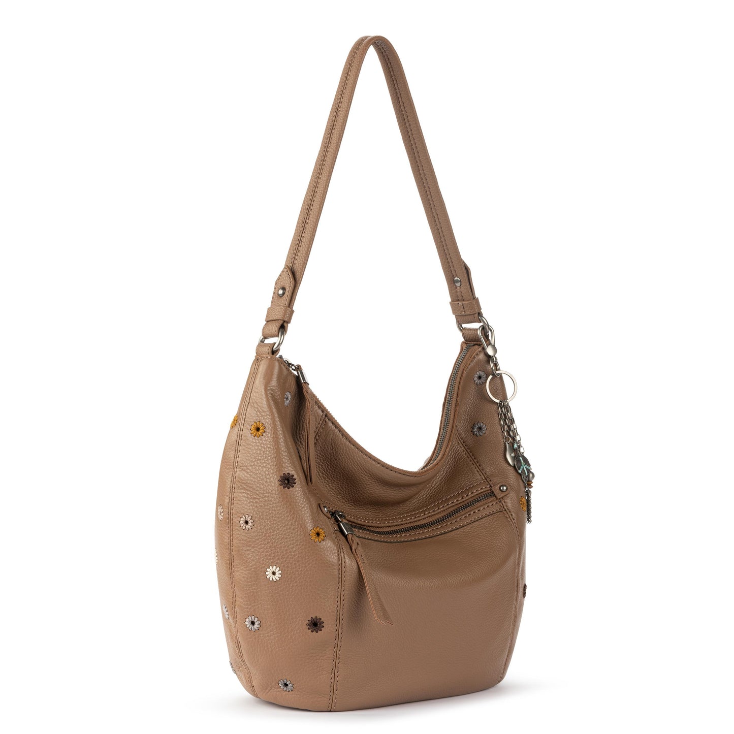 The Sak Sequoia Hobo Leather - |Chestnut Multi Eyelet|