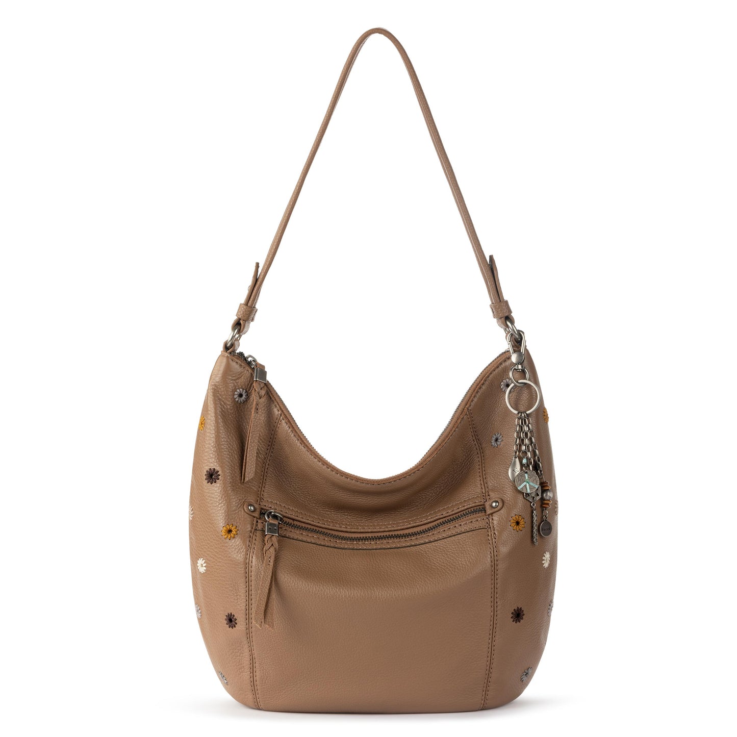 The Sak Sequoia Hobo Leather - |Chestnut Multi Eyelet|