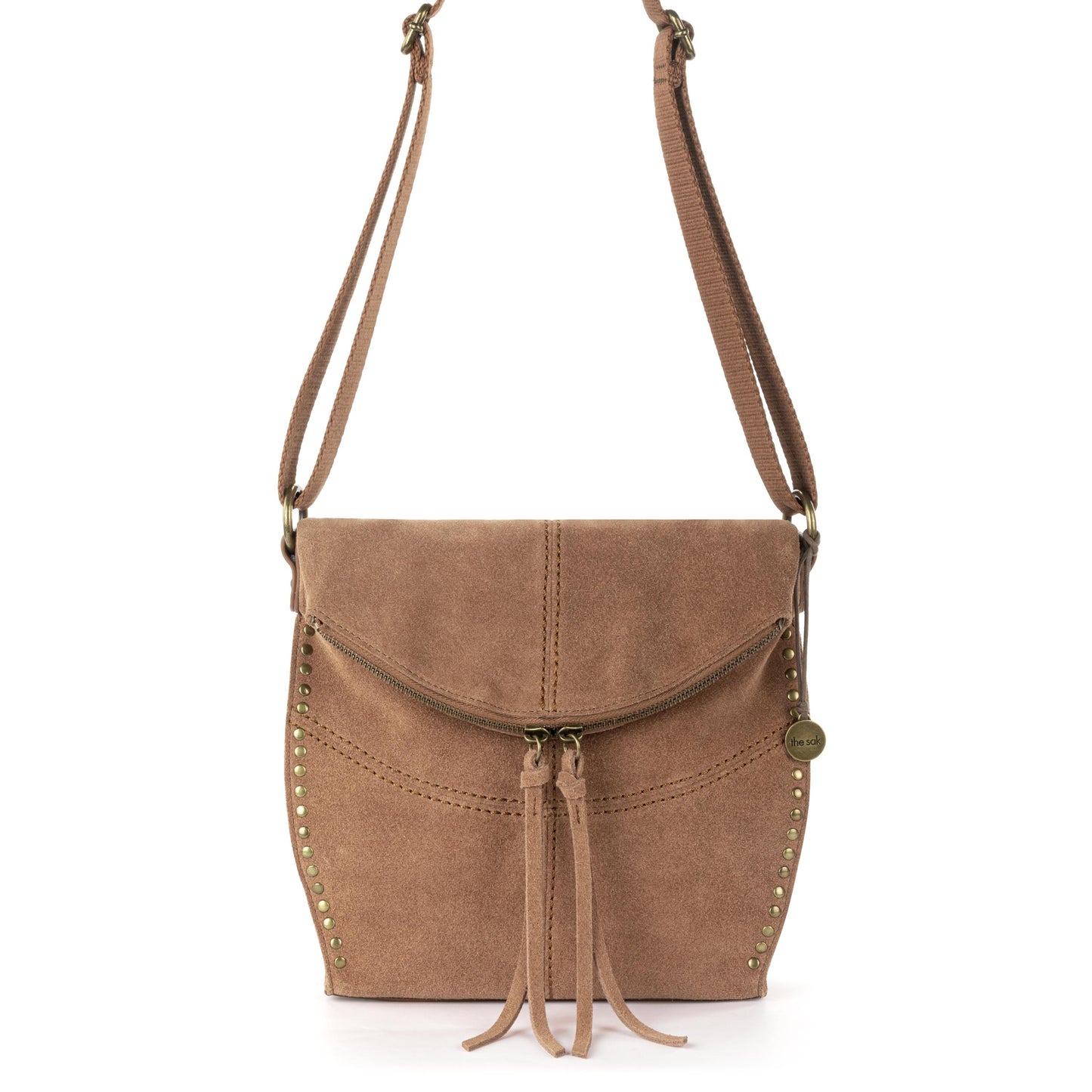 The Sak Silverlake Crossbody Leather - |Tobacco Suede|