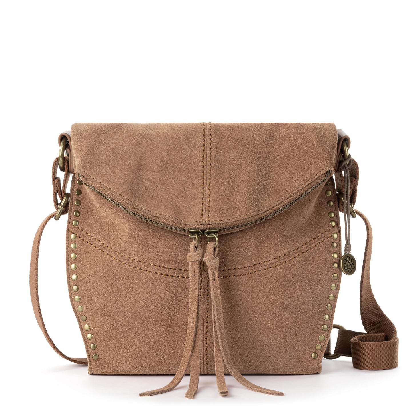 The Sak Silverlake Crossbody Leather - |Tobacco Suede|