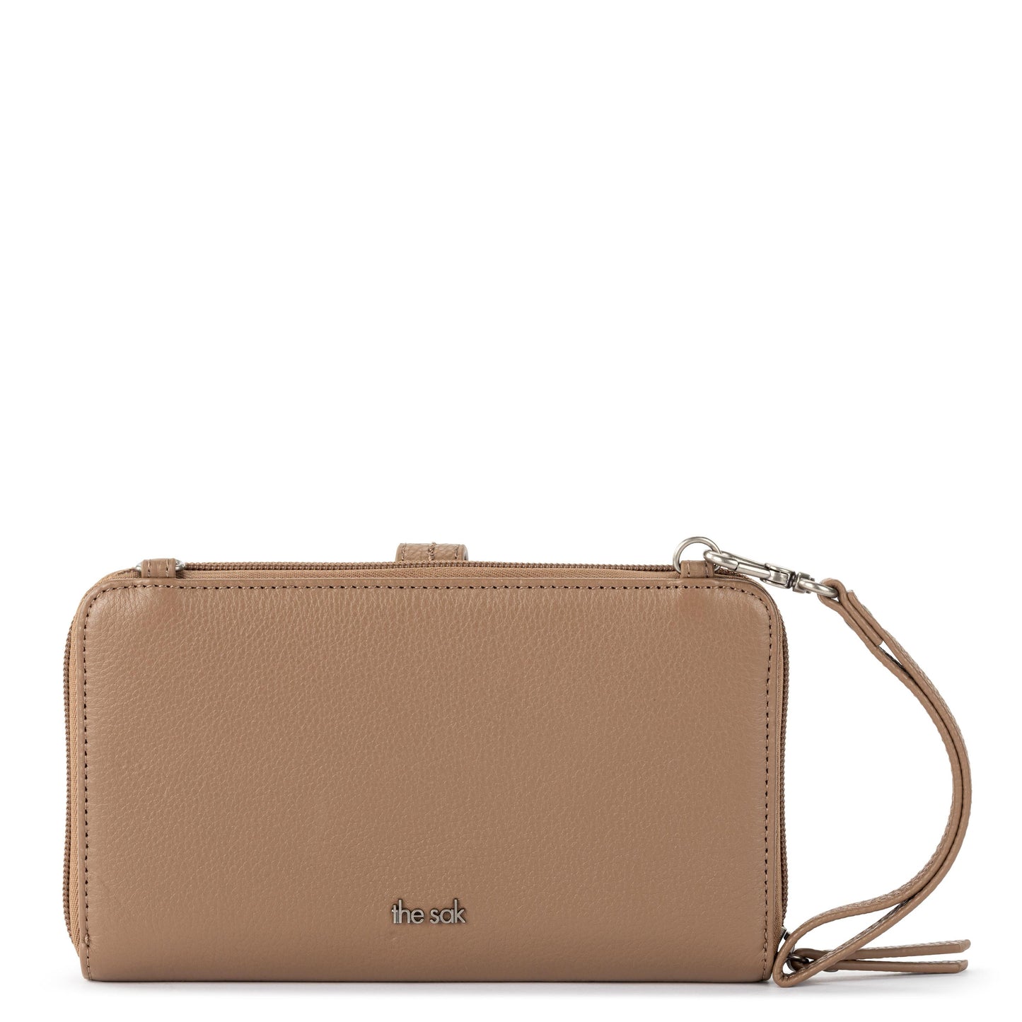The Sak Iris Large Smartphone Crossbody Leather - |Chestnut Multi Eyelet|