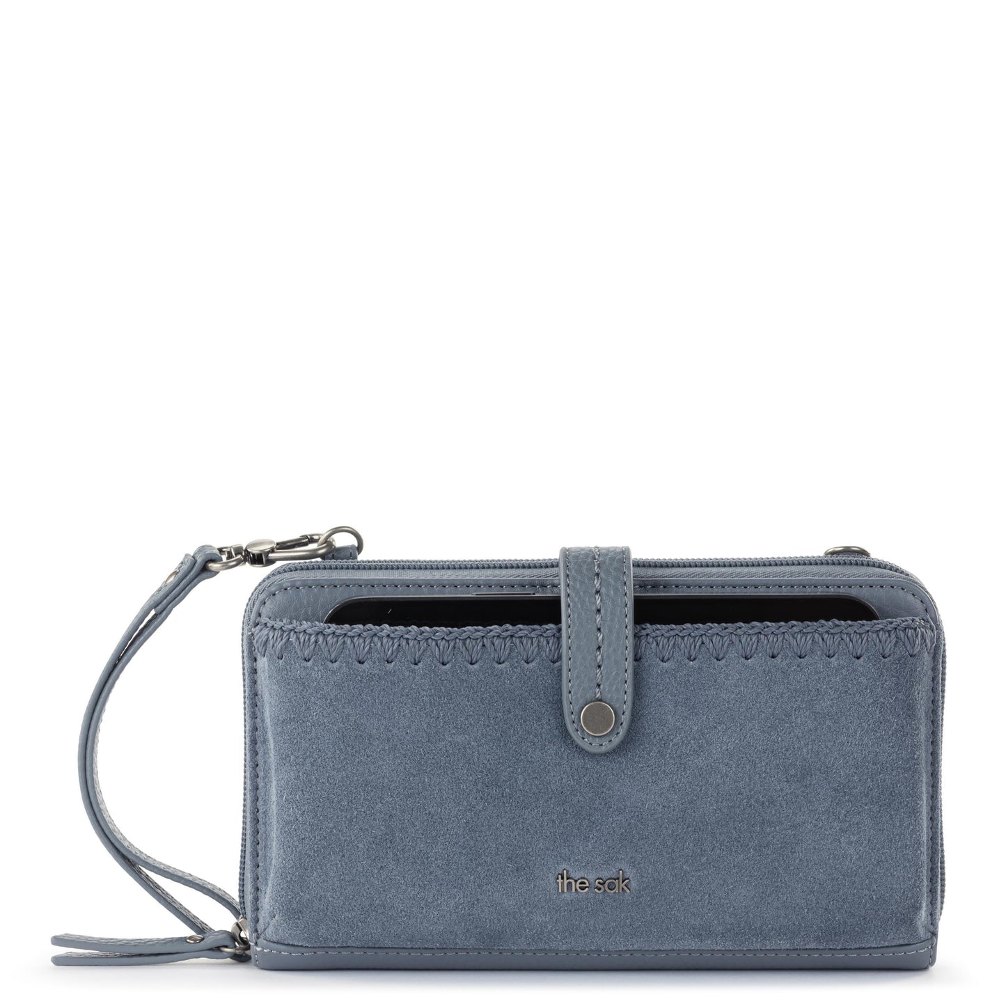 The Sak Iris Large Smartphone Crossbody Leather - |Maritime Suede|