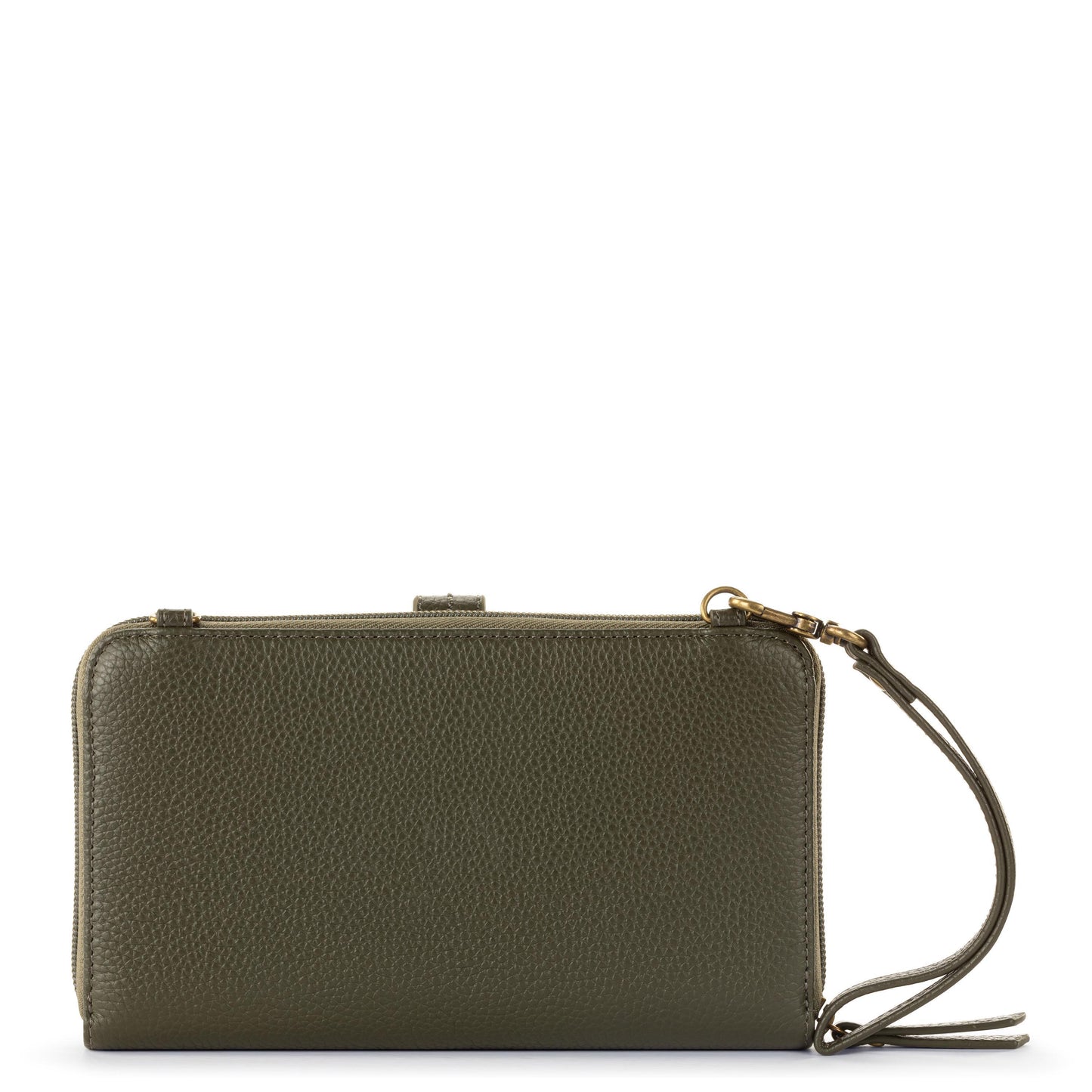 The Sak Iris Large Smartphone Crossbody Leather - |Moss Suede|