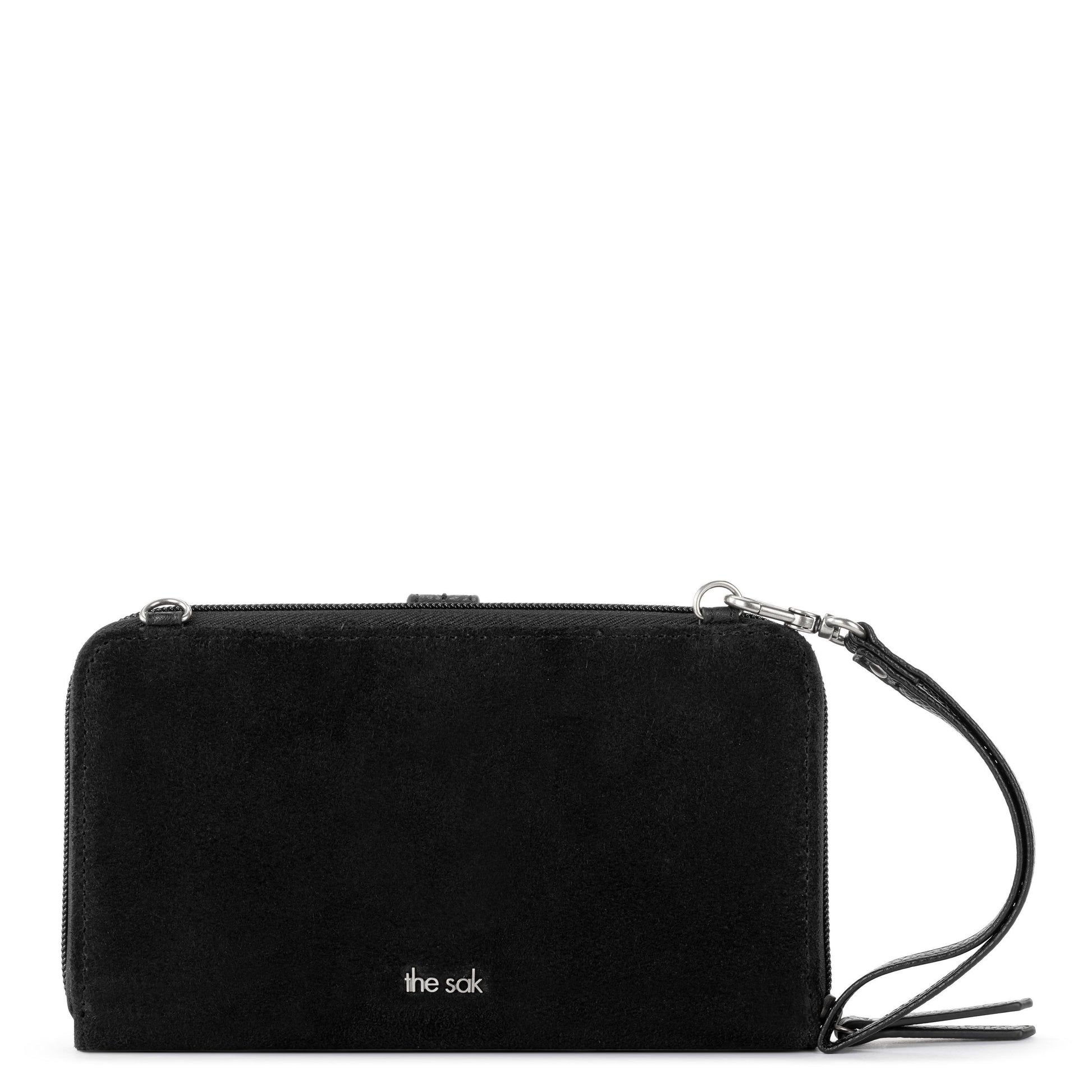 The Sak Iris Large Smartphone Crossbody Leather - |Neutral Suede Block|