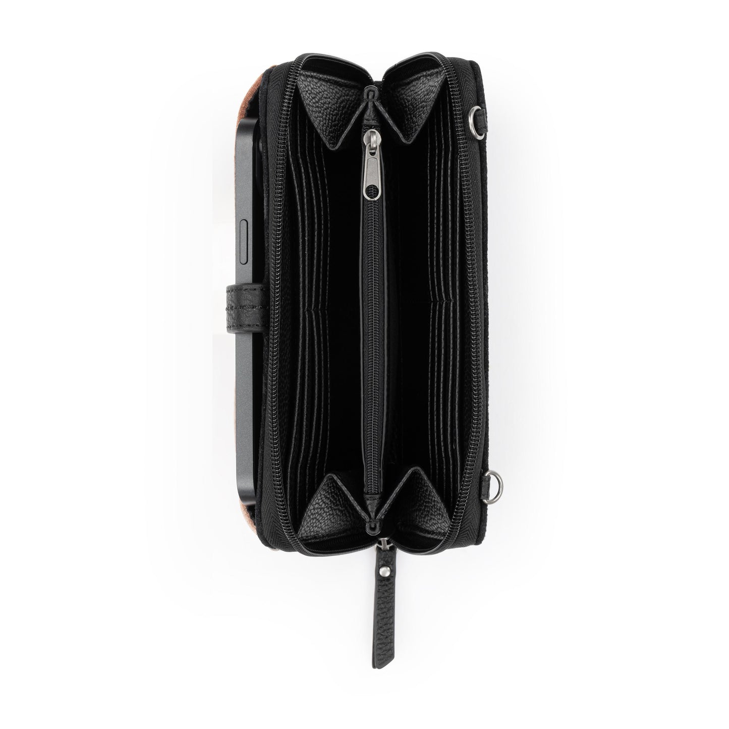 The Sak Iris Large Smartphone Crossbody Leather - |Neutral Suede Block|