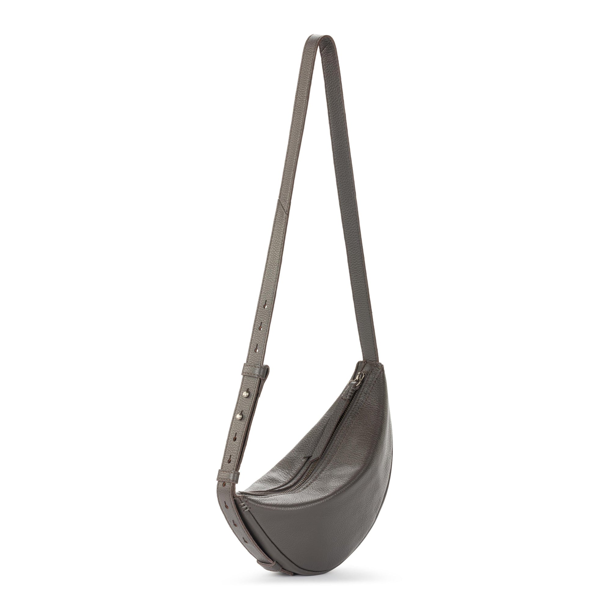 The Sak Tess Sling Bag Leather - |Slate|