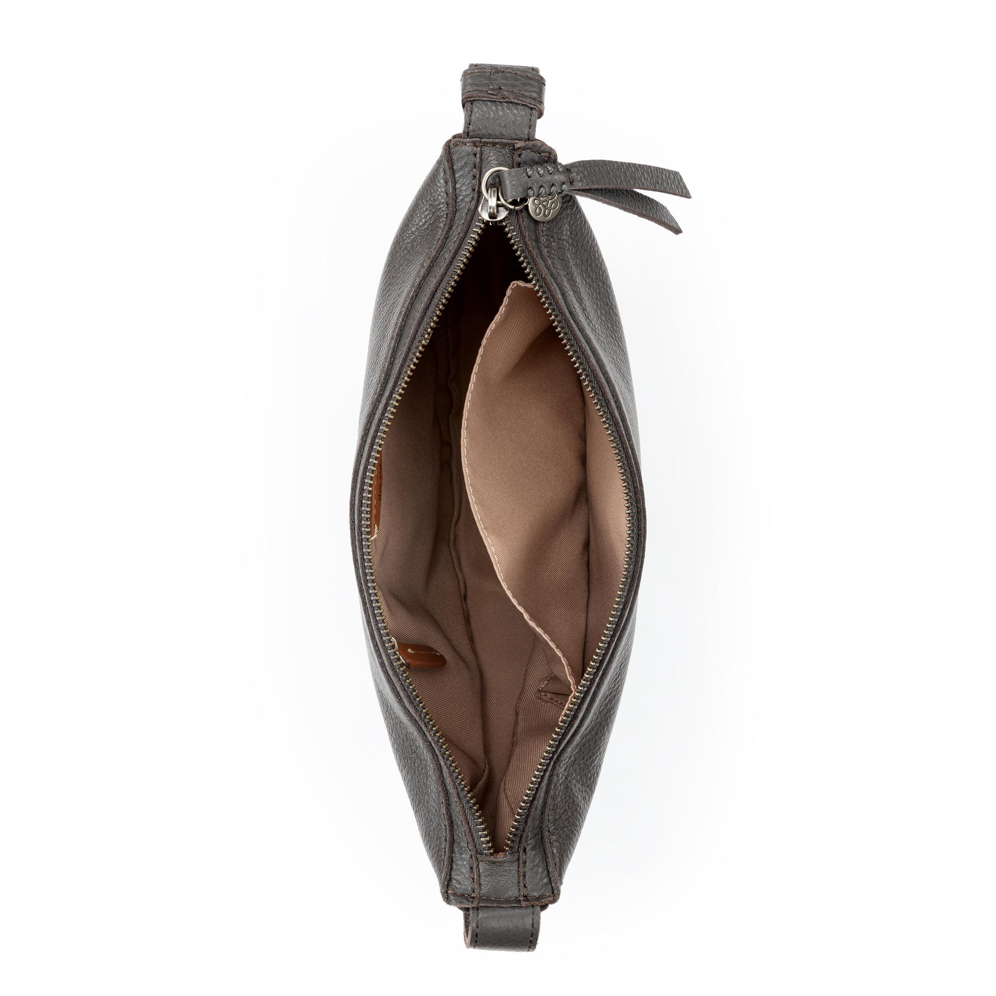 The Sak Tess Sling Bag Leather - |Slate|