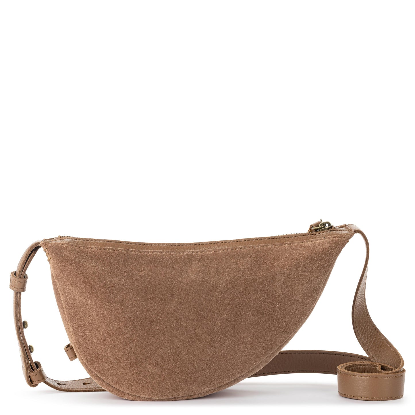 The Sak Tess Sling Bag Leather - |Tobacco Suede|