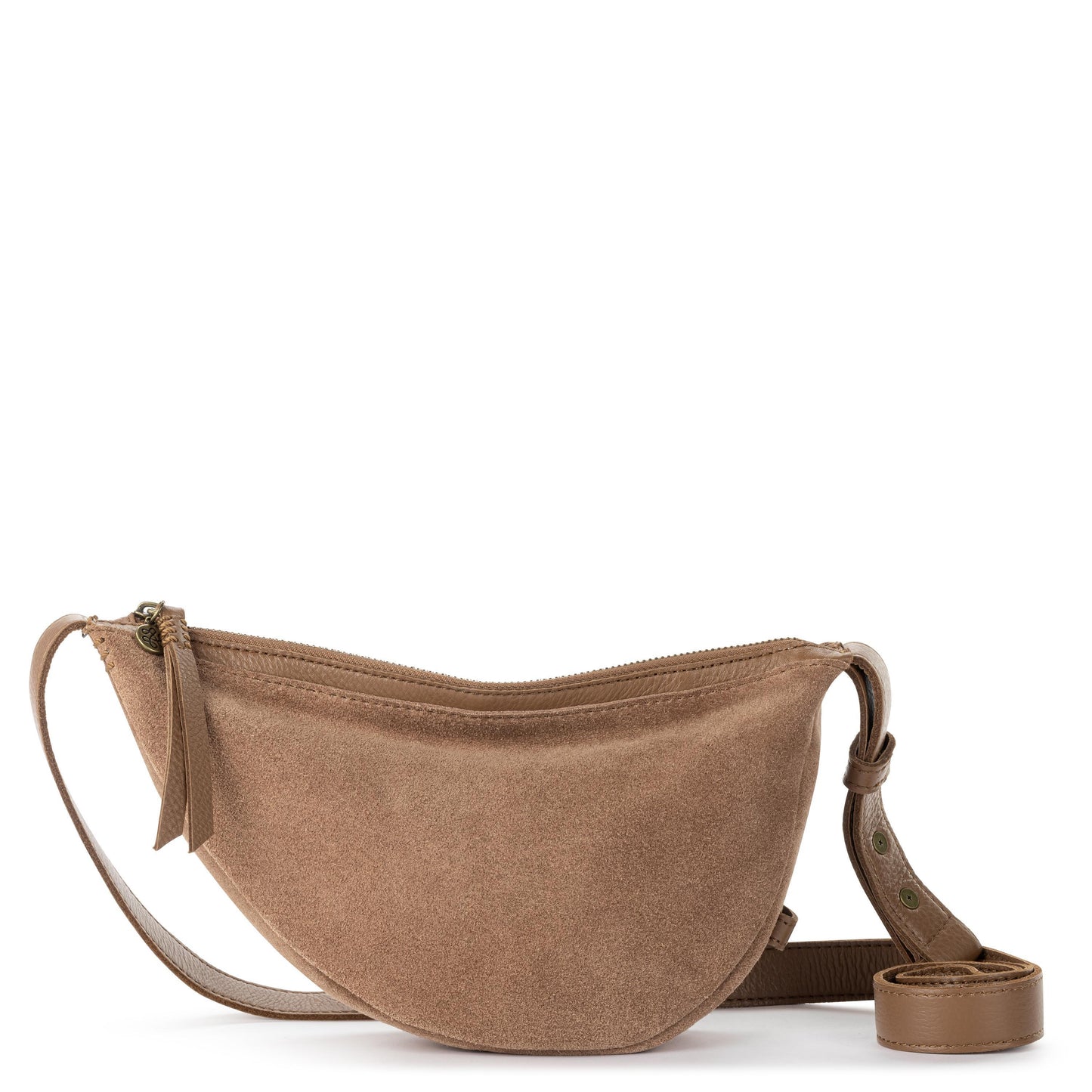 The Sak Tess Sling Bag Leather - |Tobacco Suede|