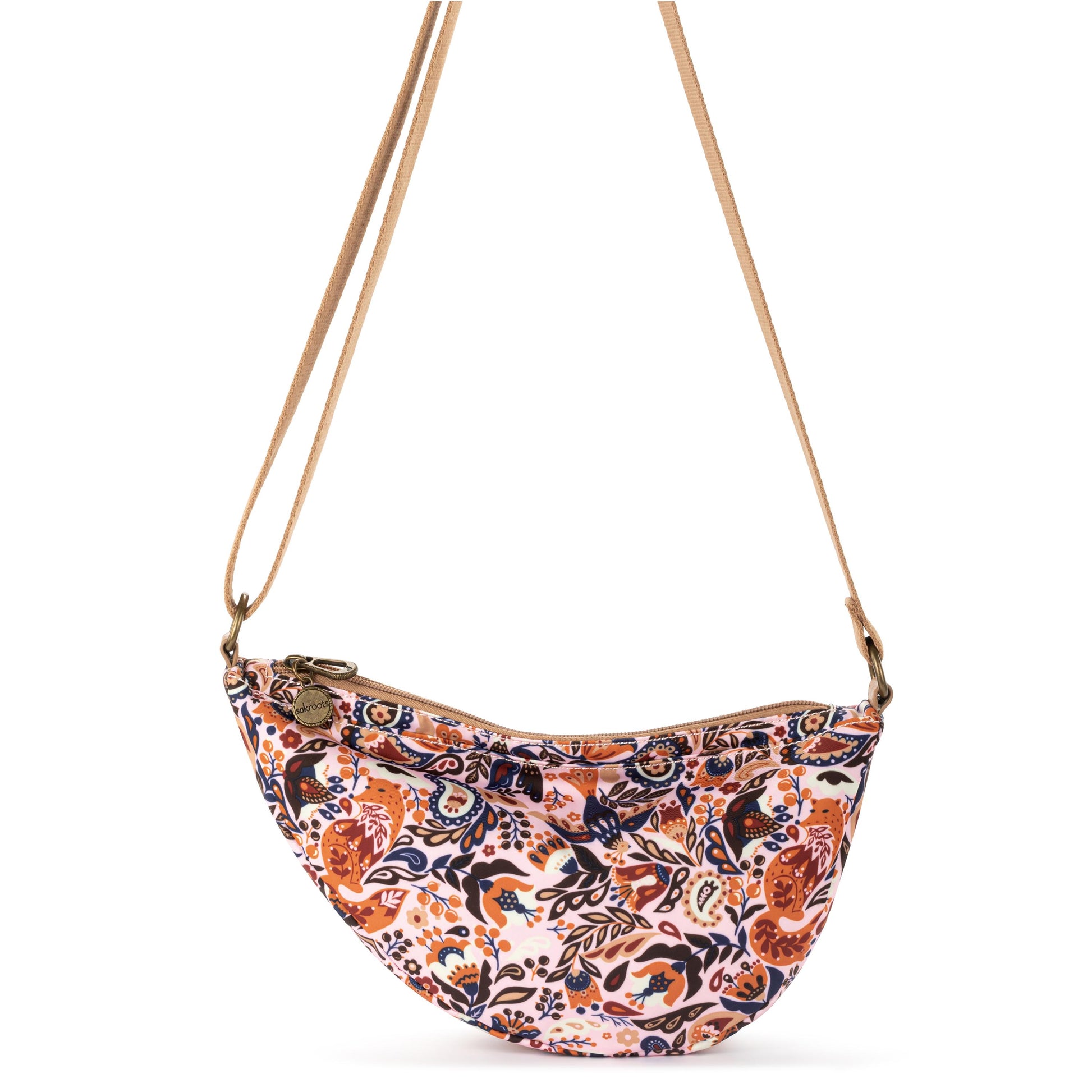 Sakroots Tess Sling Bag EcoTwill - |Autumn Enchanted Forest|