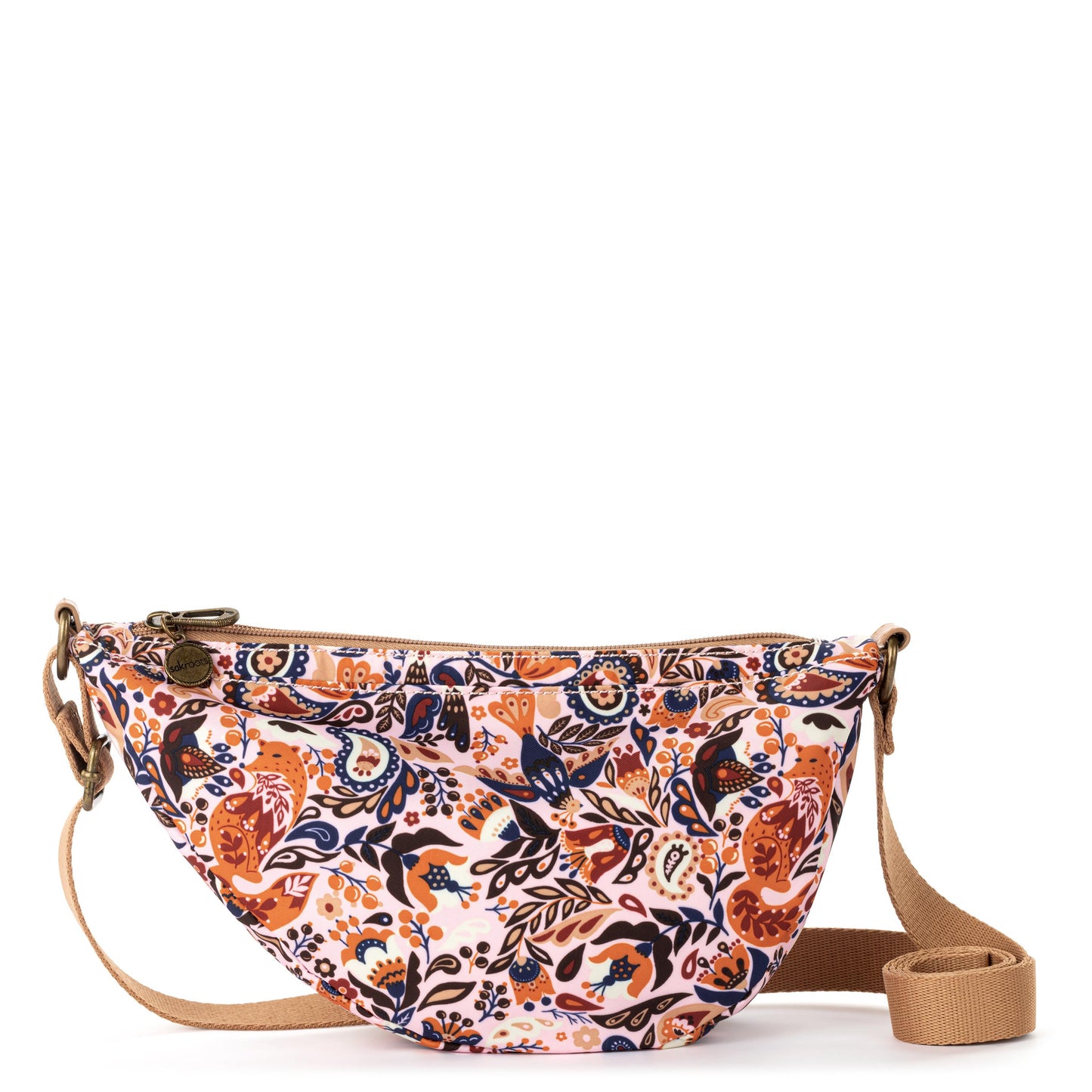 Sakroots Tess Sling Bag EcoTwill - |Autumn Enchanted Forest|