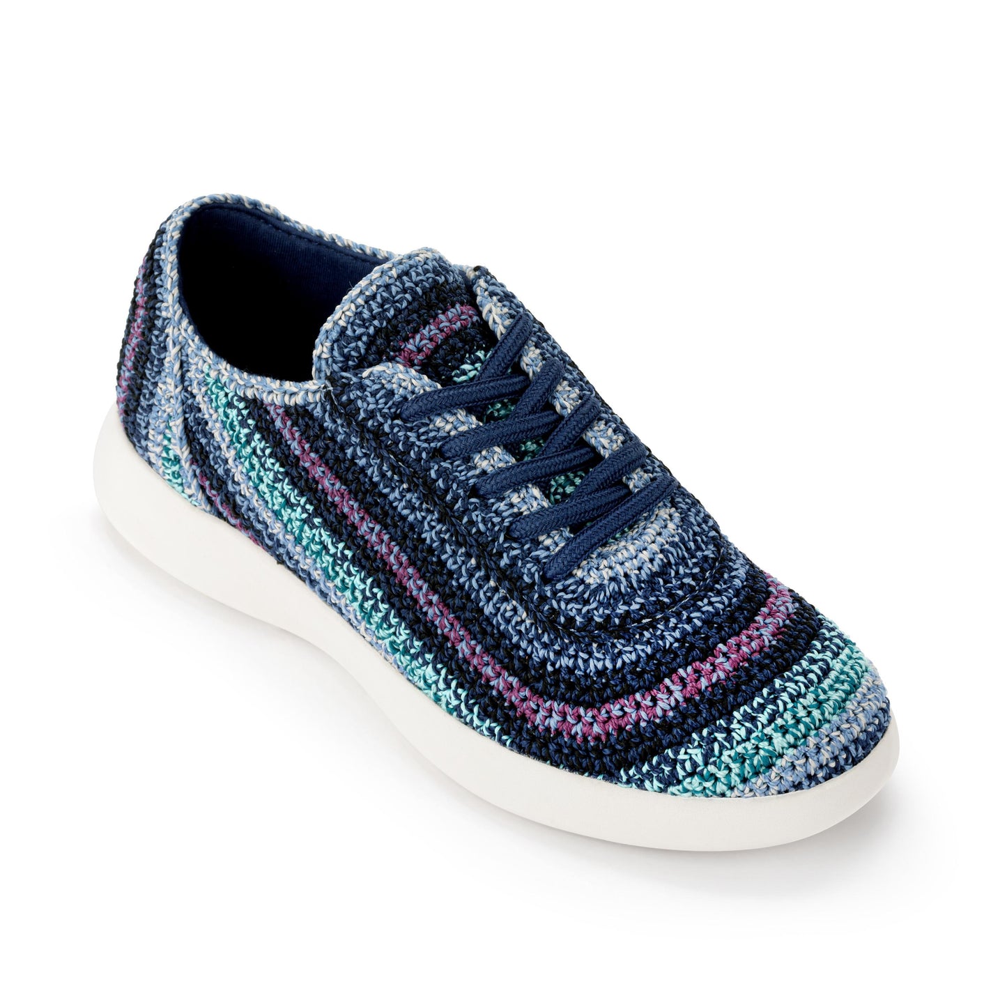 The Sak Asha Sneaker Crochet - |Lapis Stripe|