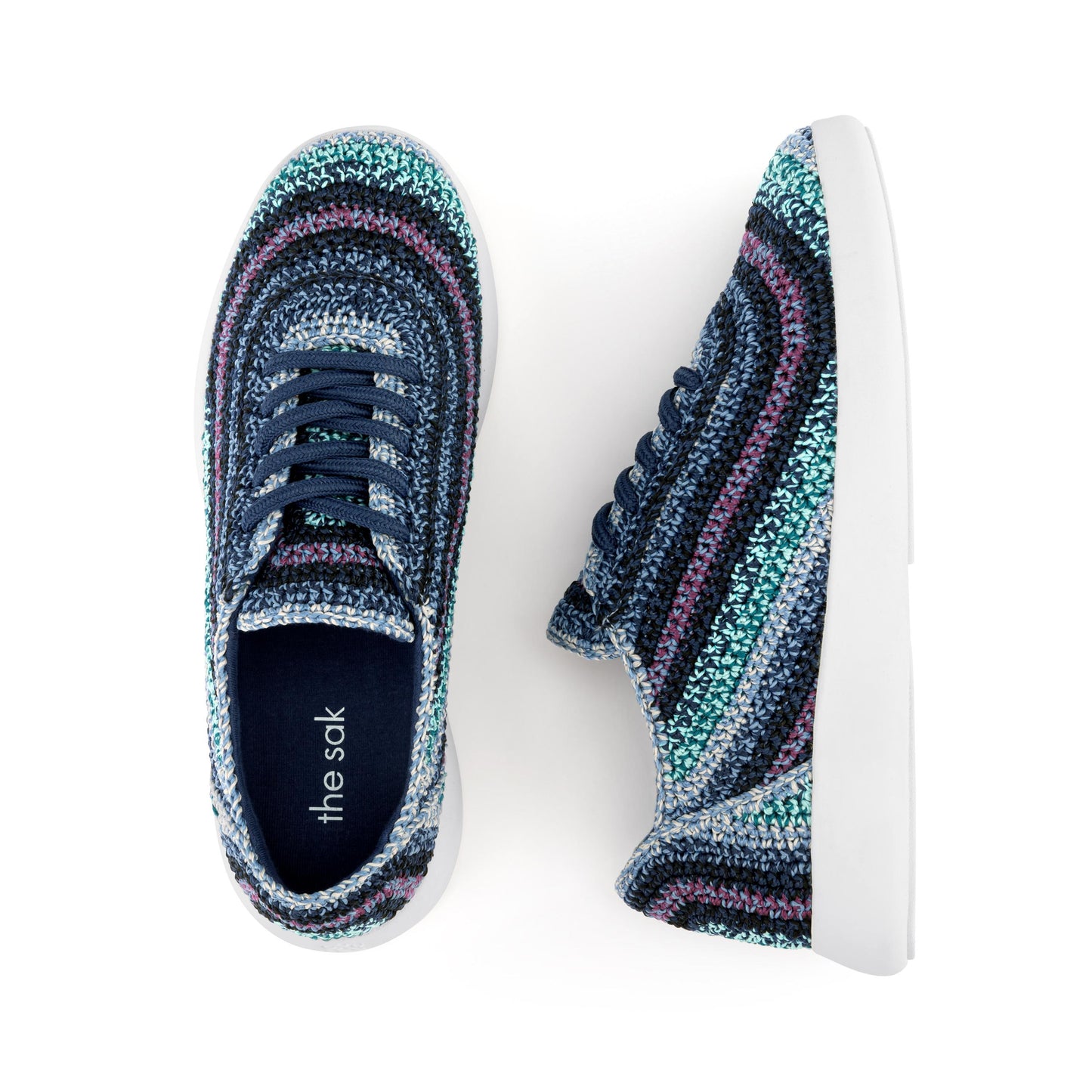 The Sak Asha Sneaker Crochet - |Lapis Stripe|