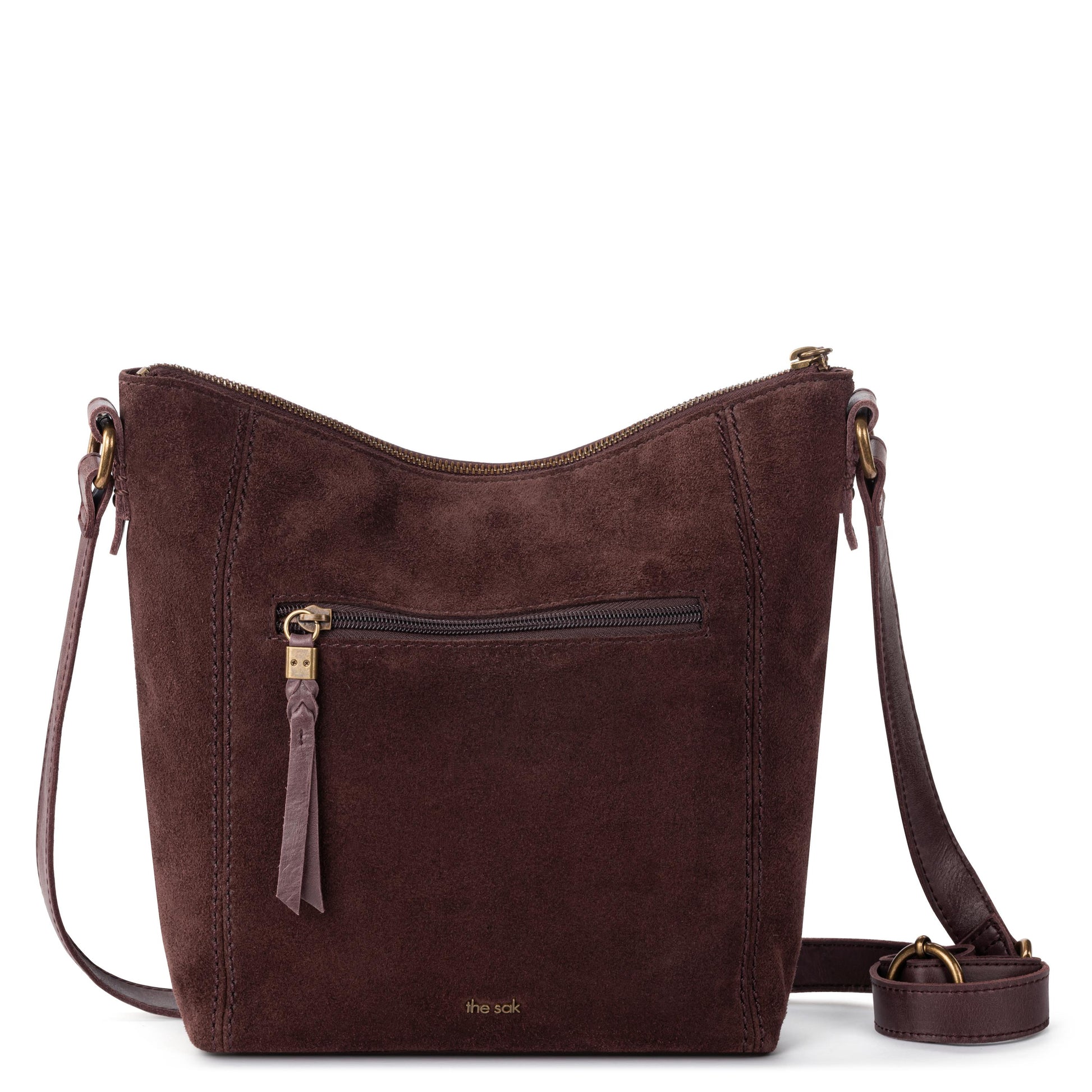The Sak Ashland Crossbody Leather - |Mahogany Suede|