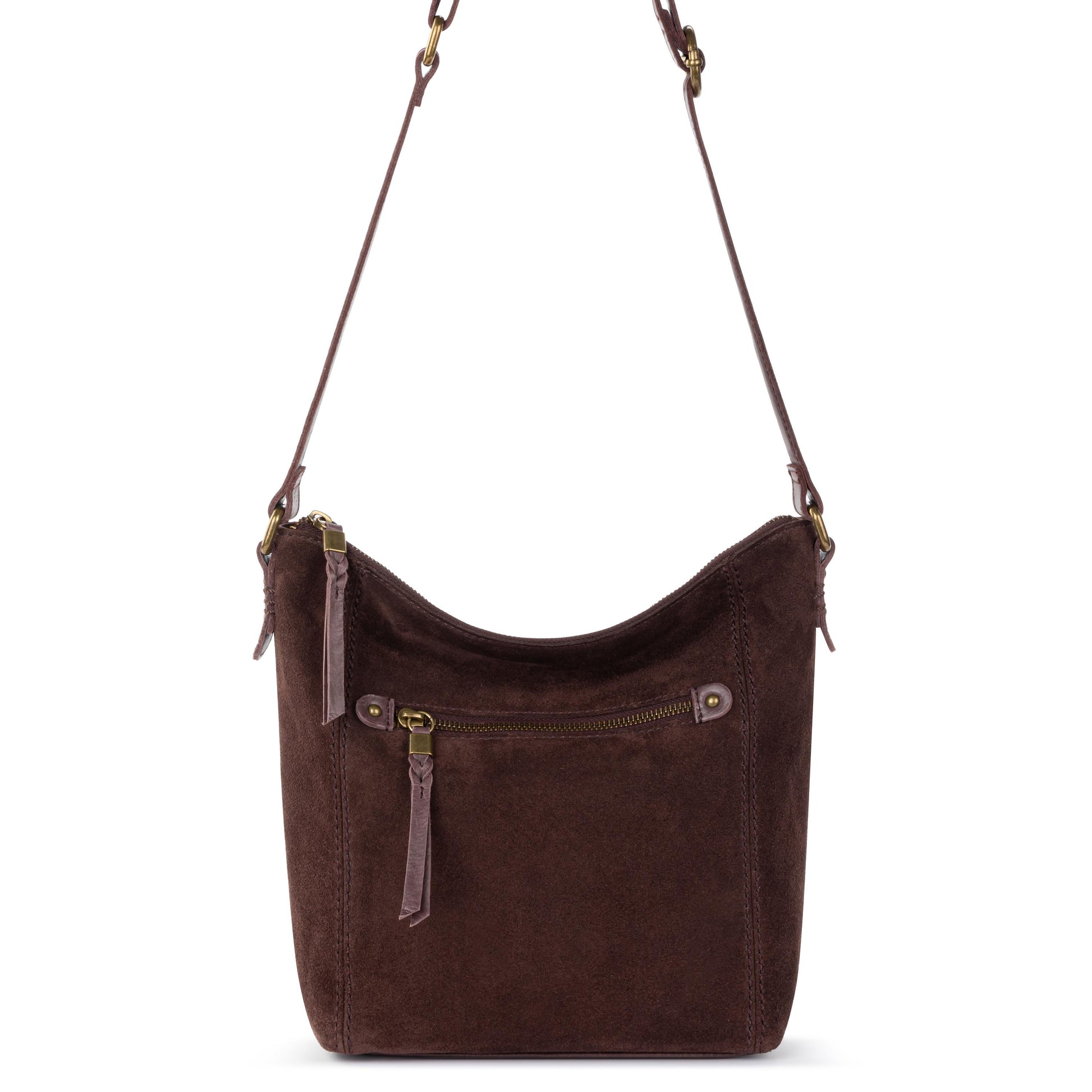 The Sak Ashland Crossbody Leather - |Mahogany Suede|