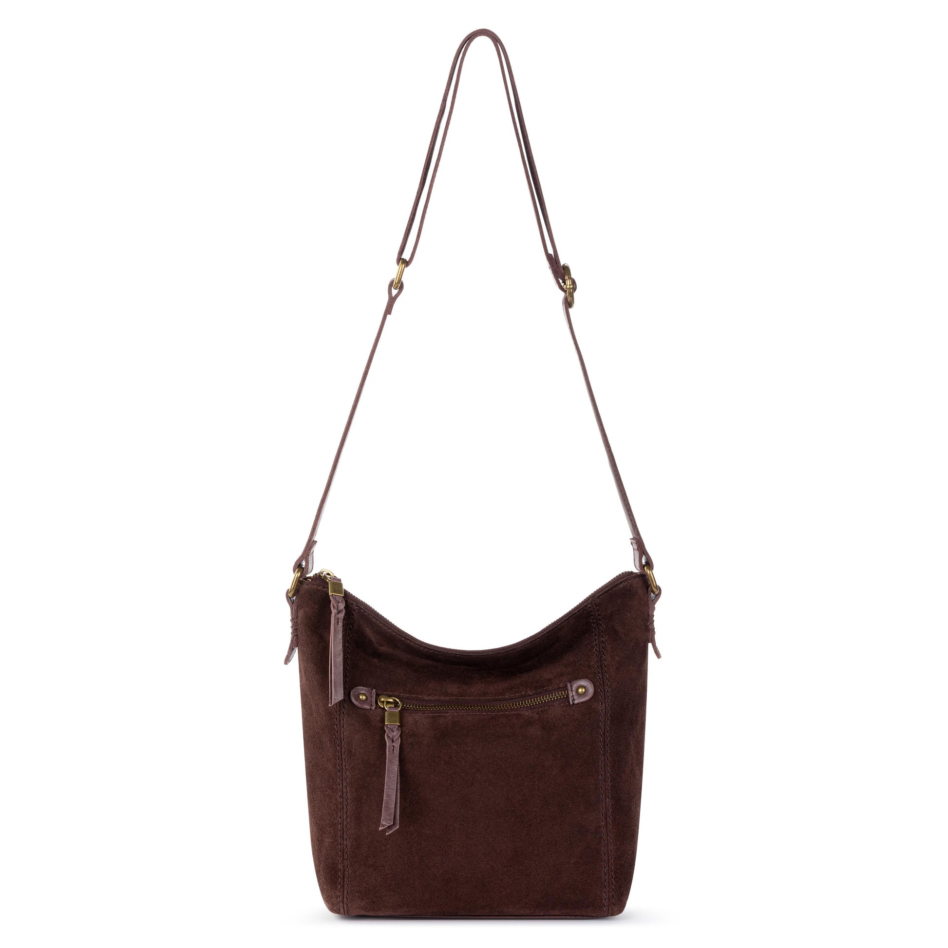 The Sak Ashland Crossbody Leather - |Mahogany Suede|