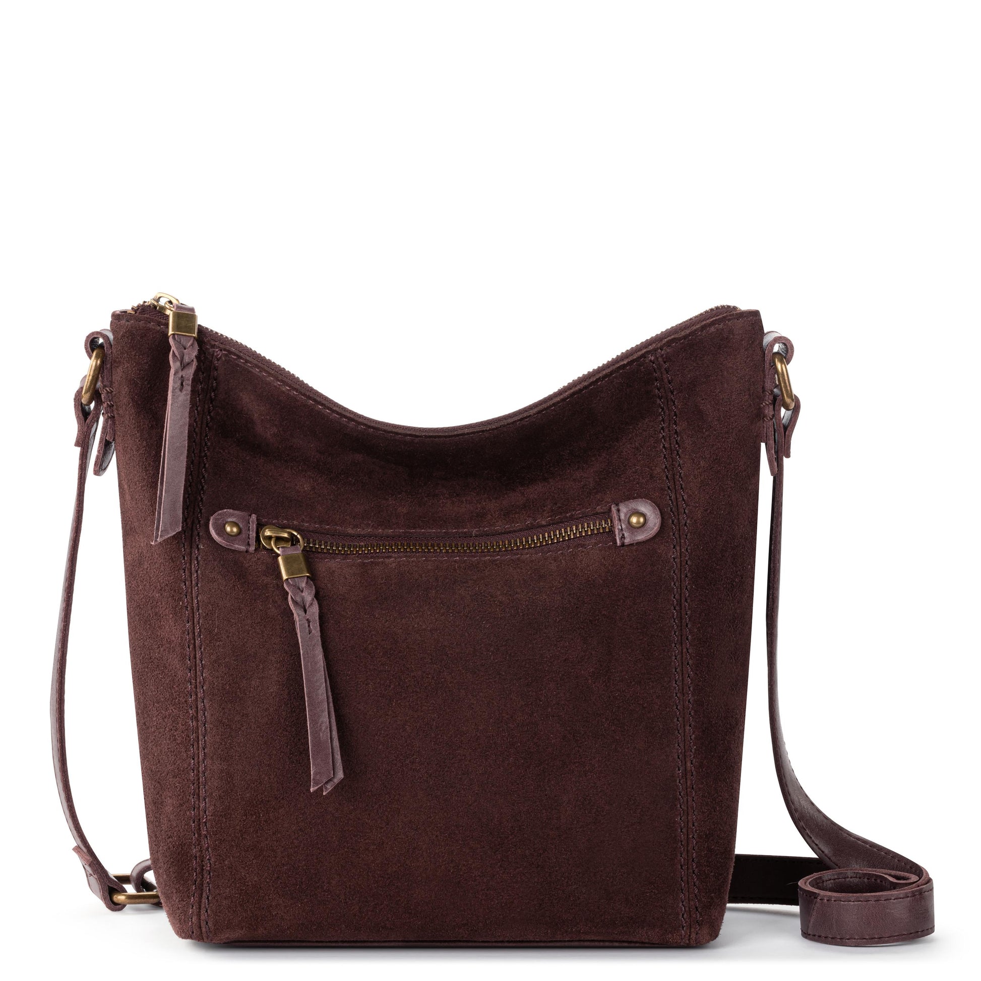 The Sak Ashland Crossbody Leather - |Mahogany Suede|