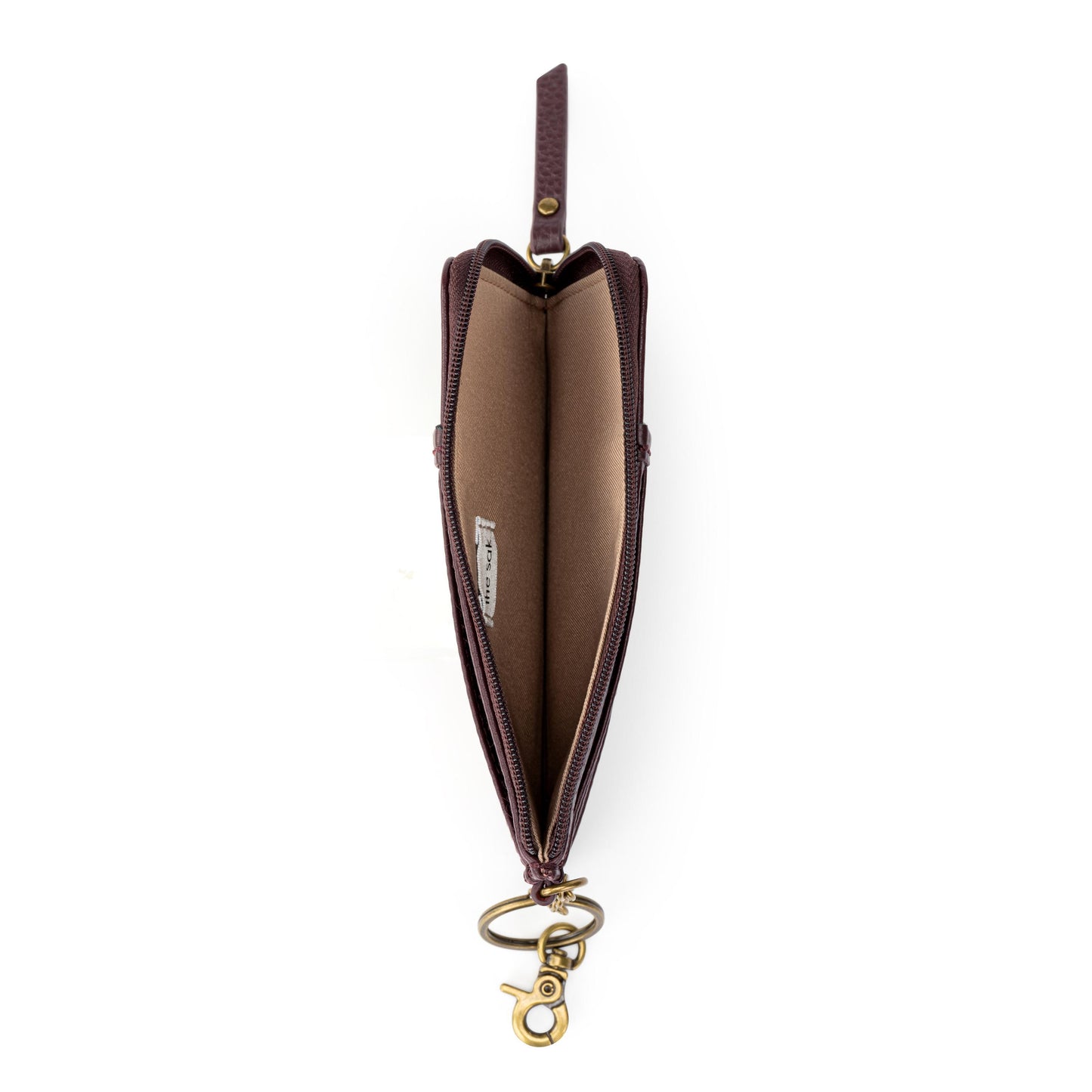 The Sak Iris Card Wallet Leather - |Mahogany|