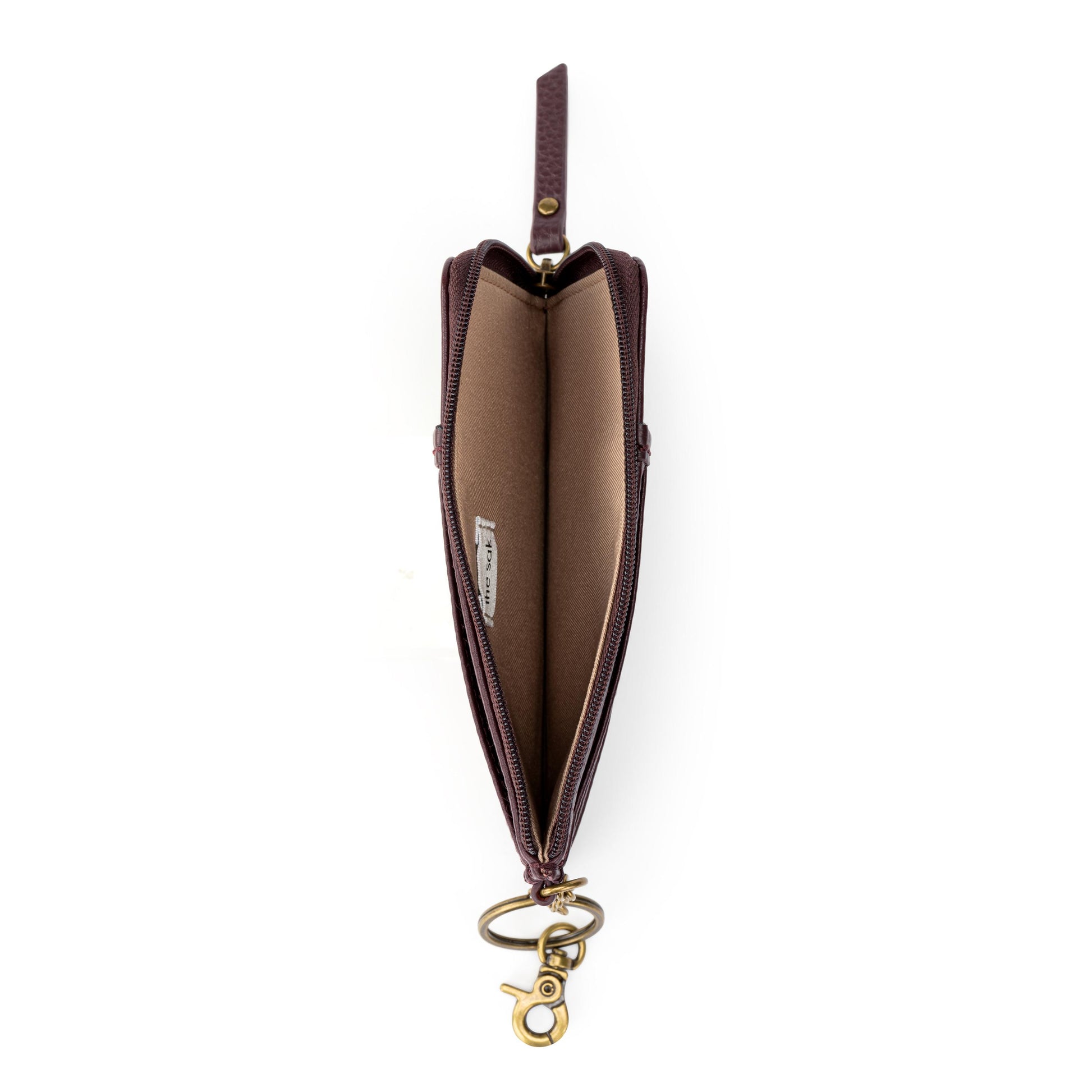 The Sak Iris Card Wallet Leather - |Mahogany|