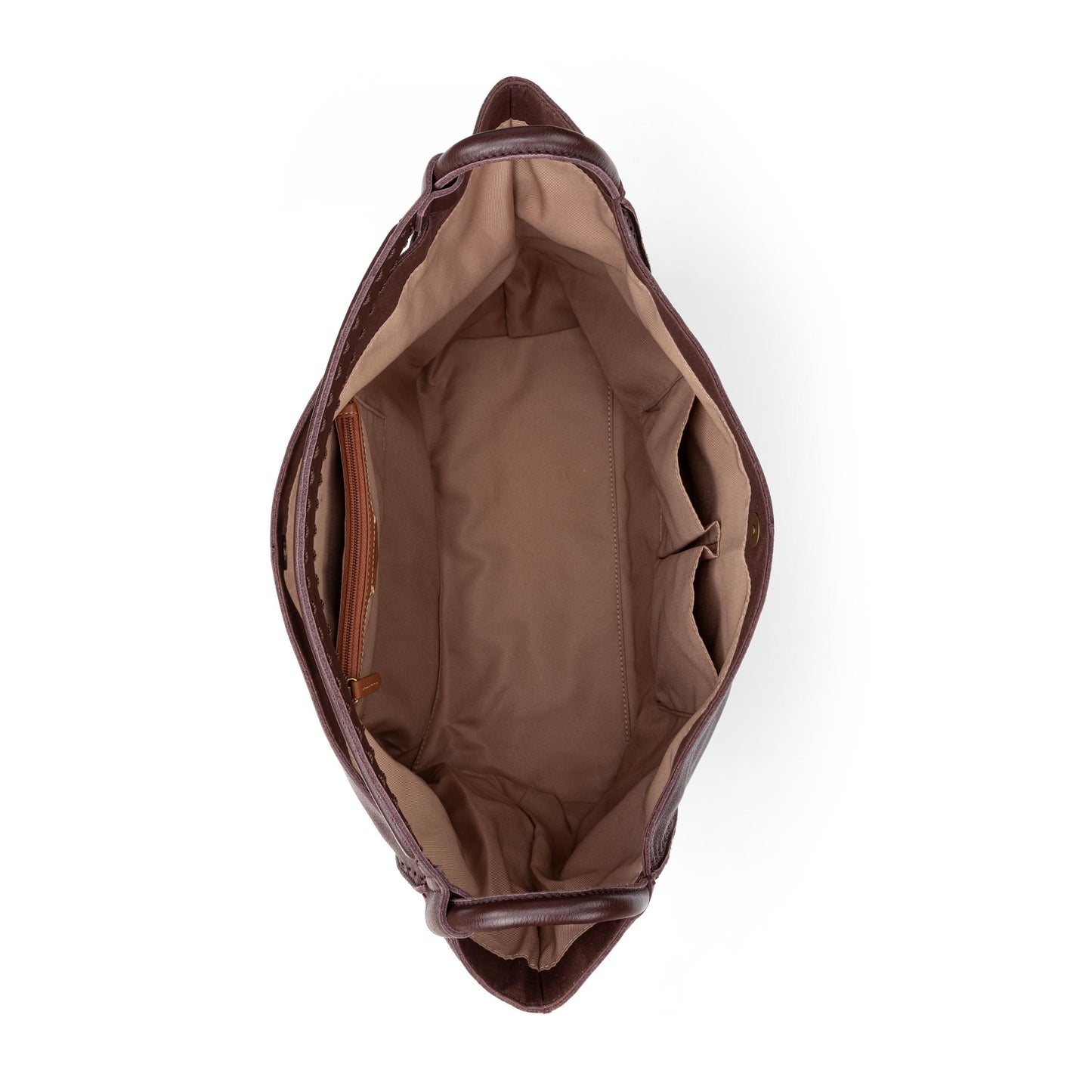 The Sak Los Feliz Slouchy Large Tote Leather - |Mahogany|