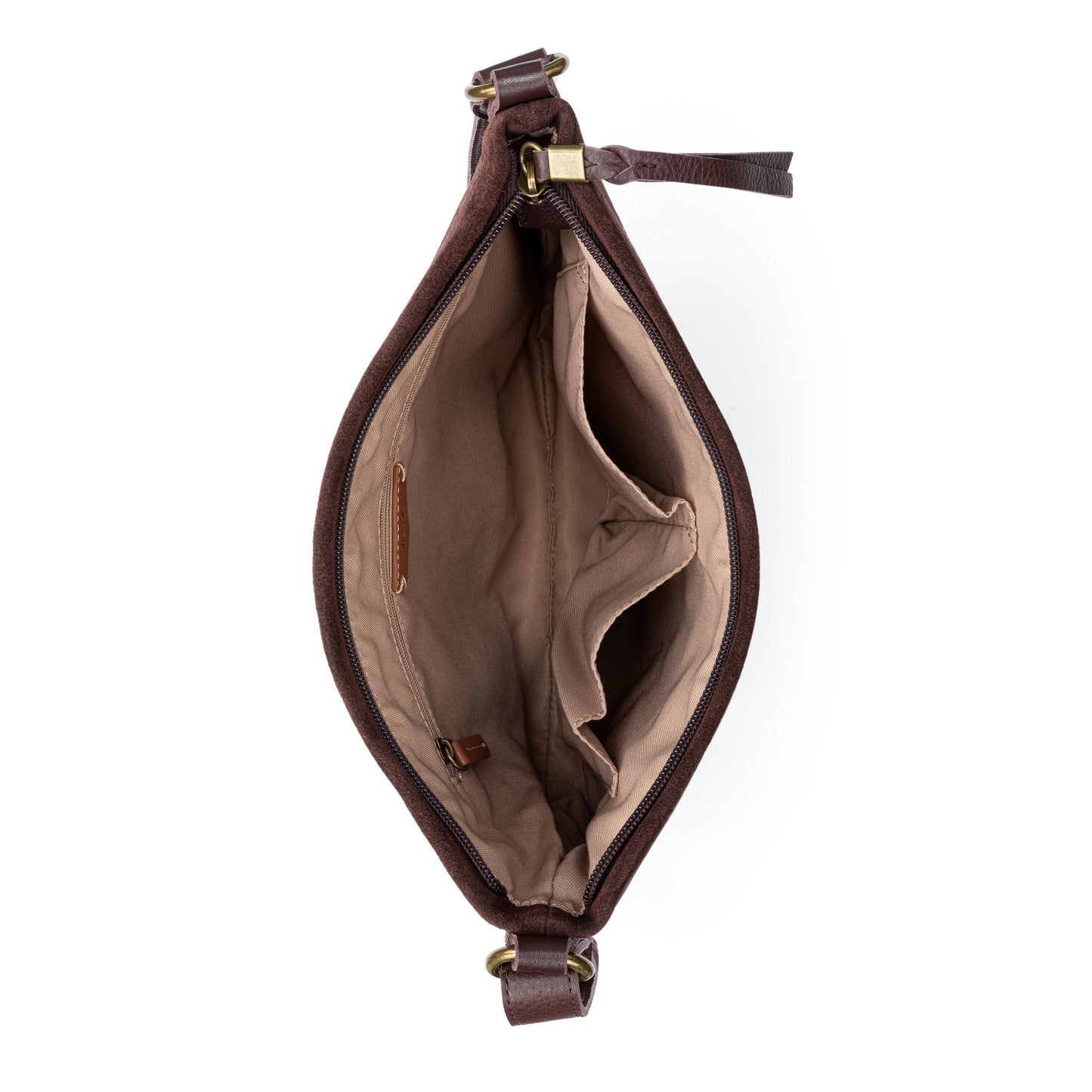 The Sak Melrose Crossbody Leather - |Mahogany Suede|