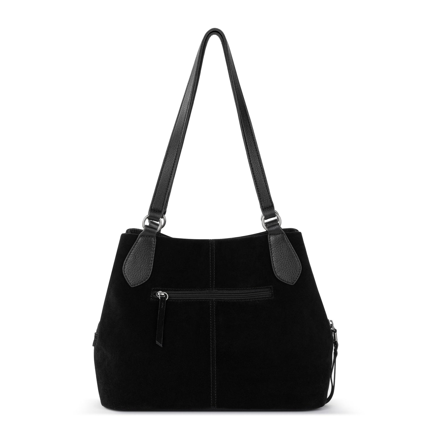 The Sak Melrose Satchel Leather - |Neutral Suede Block|