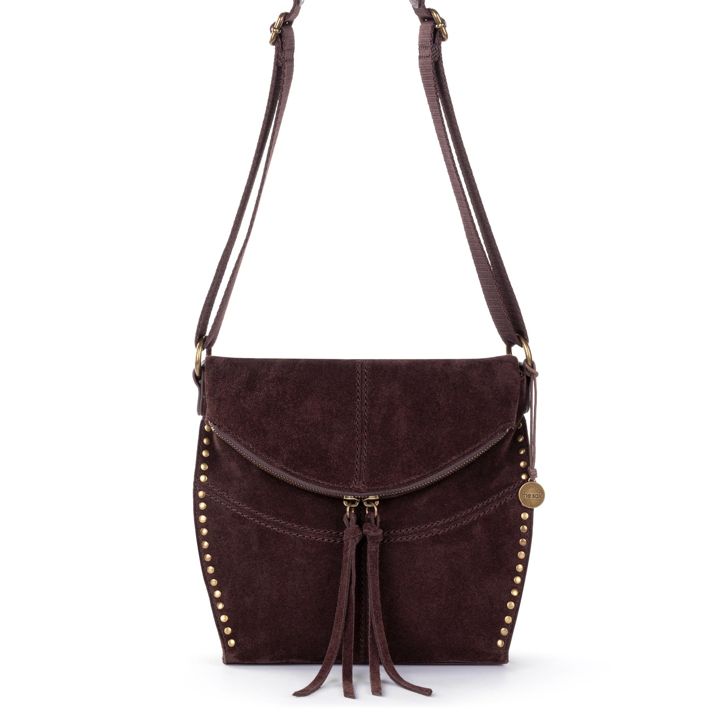 The Sak Silverlake Crossbody Leather - |Mahogany Suede|