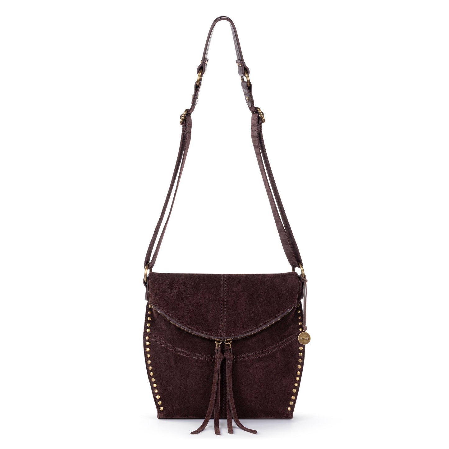 The Sak Silverlake Crossbody Leather - |Mahogany Suede|