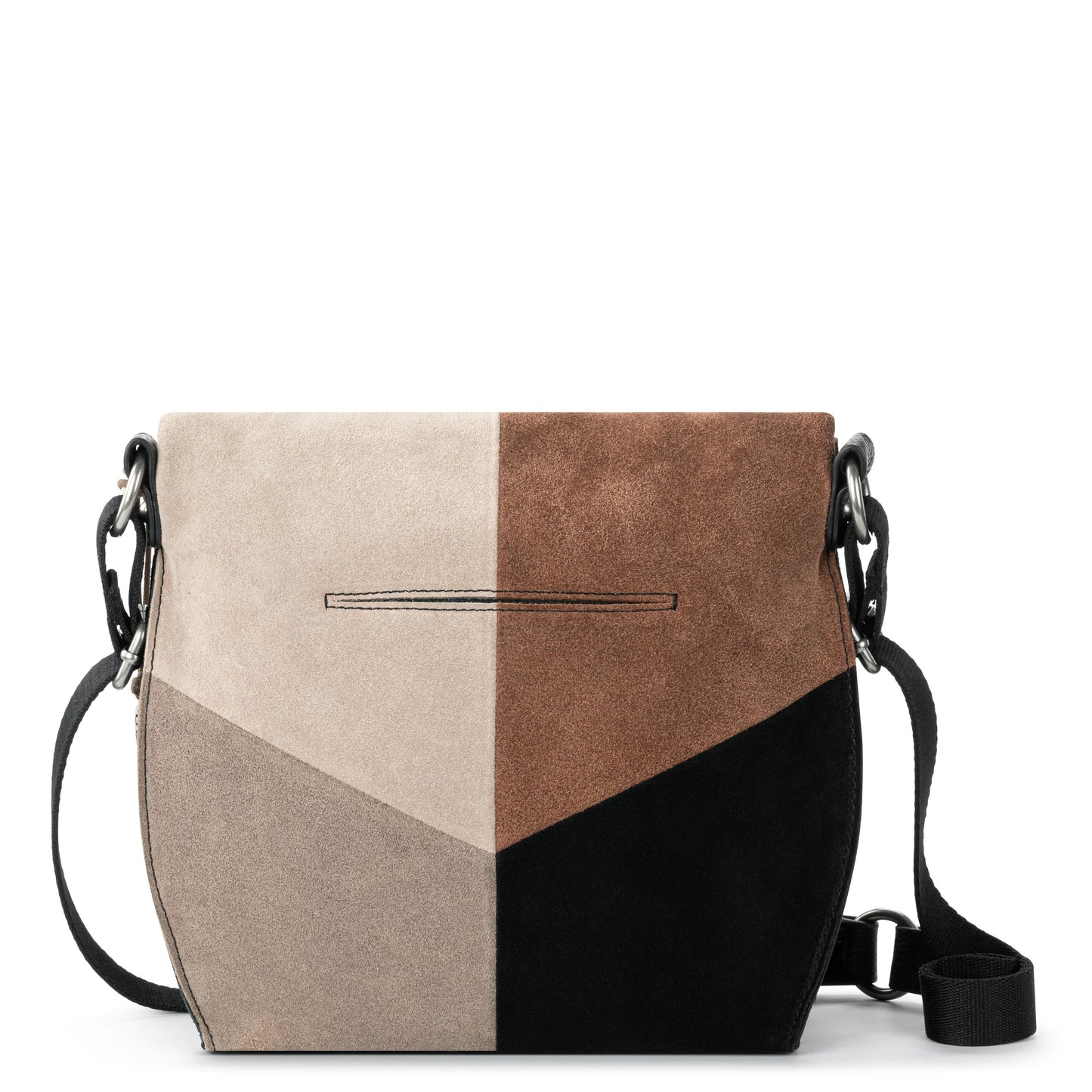 The Sak Silverlake Crossbody Leather - |Neutral Suede Block|